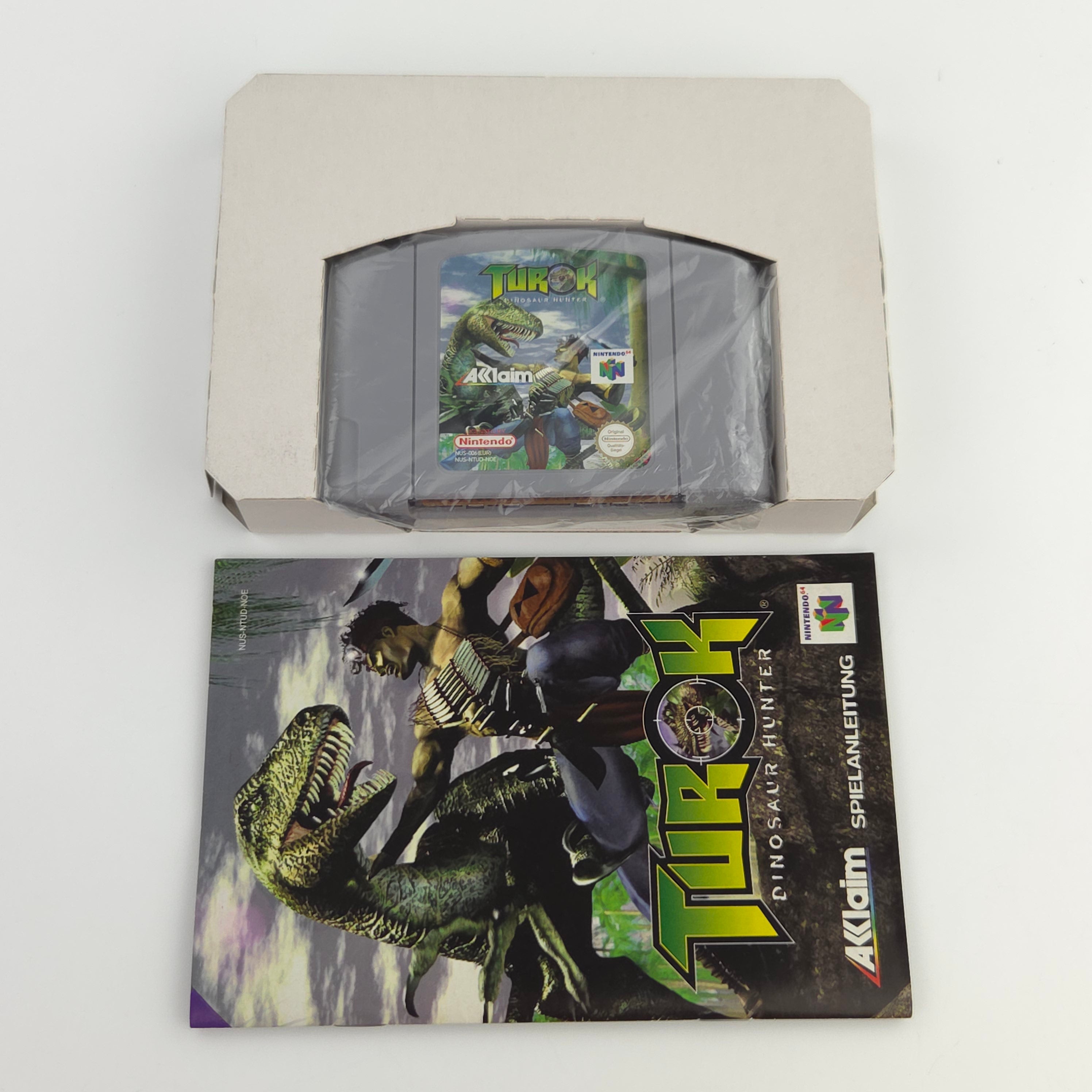 N64 Spiel Turok Dinosaur Hunter Komplett OVP PAL DE
