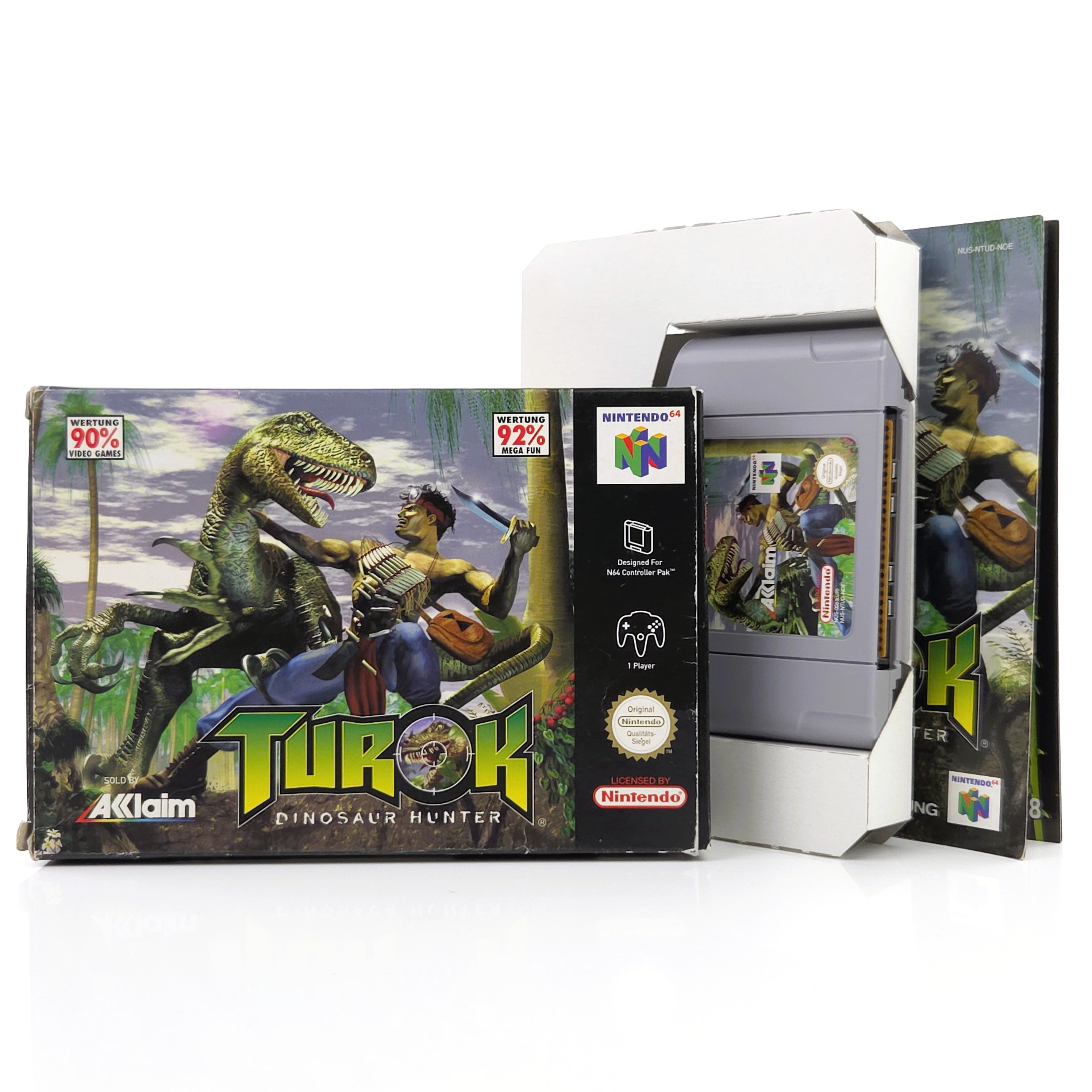 Nintendo 64 Spiel – Turok Dinosaur Hunter (OVP PAL)