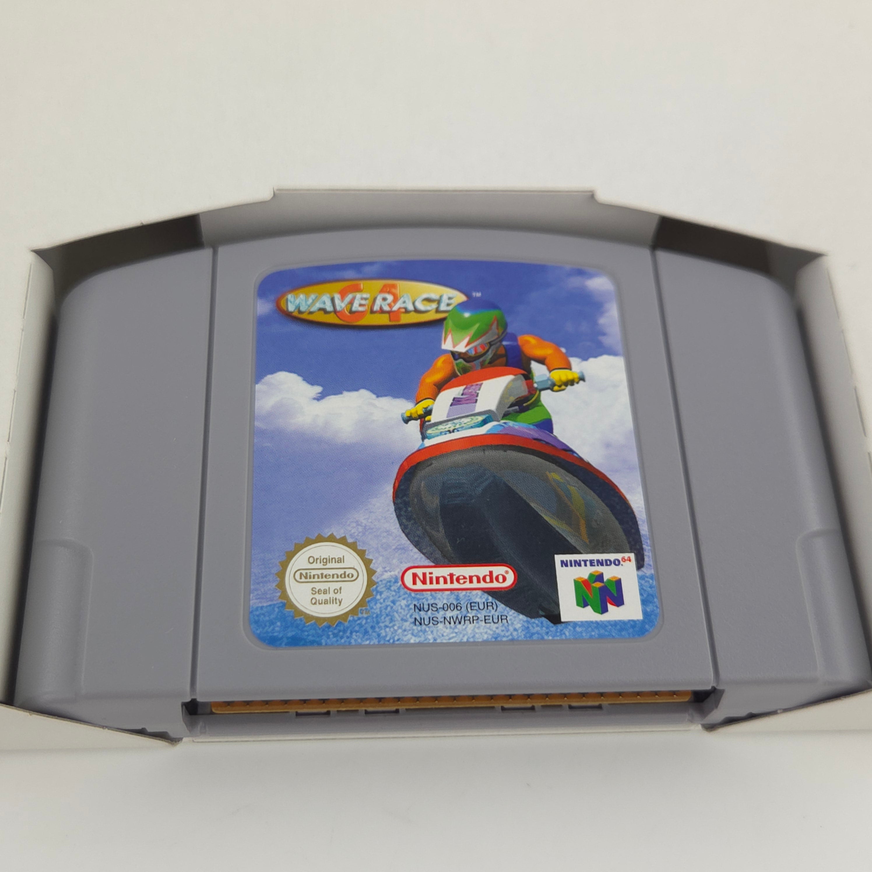 Nintendo 64 Spiel Wave Race 64 Modul Anleitung OVP PAL