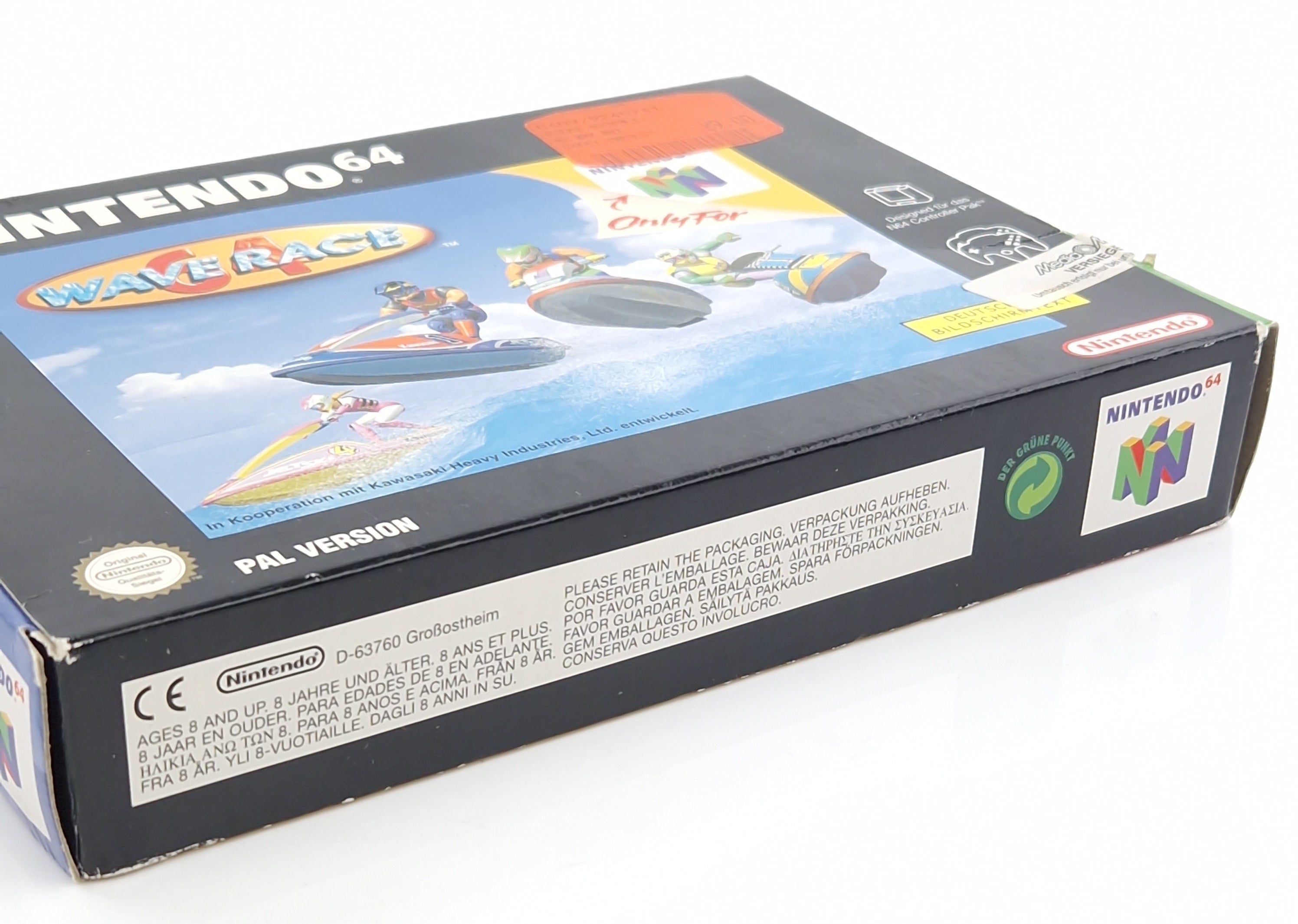 Nintendo 64 Spiel – Wave Race 64 Modul OVP starke Gebrauchsspuren