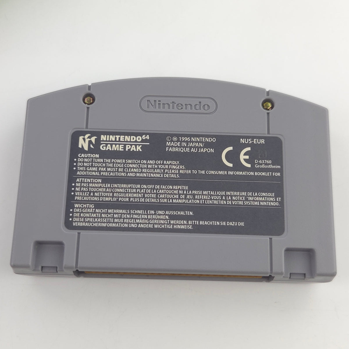 Nintendo 64 Spiel Wave Race 64 OVP PAL