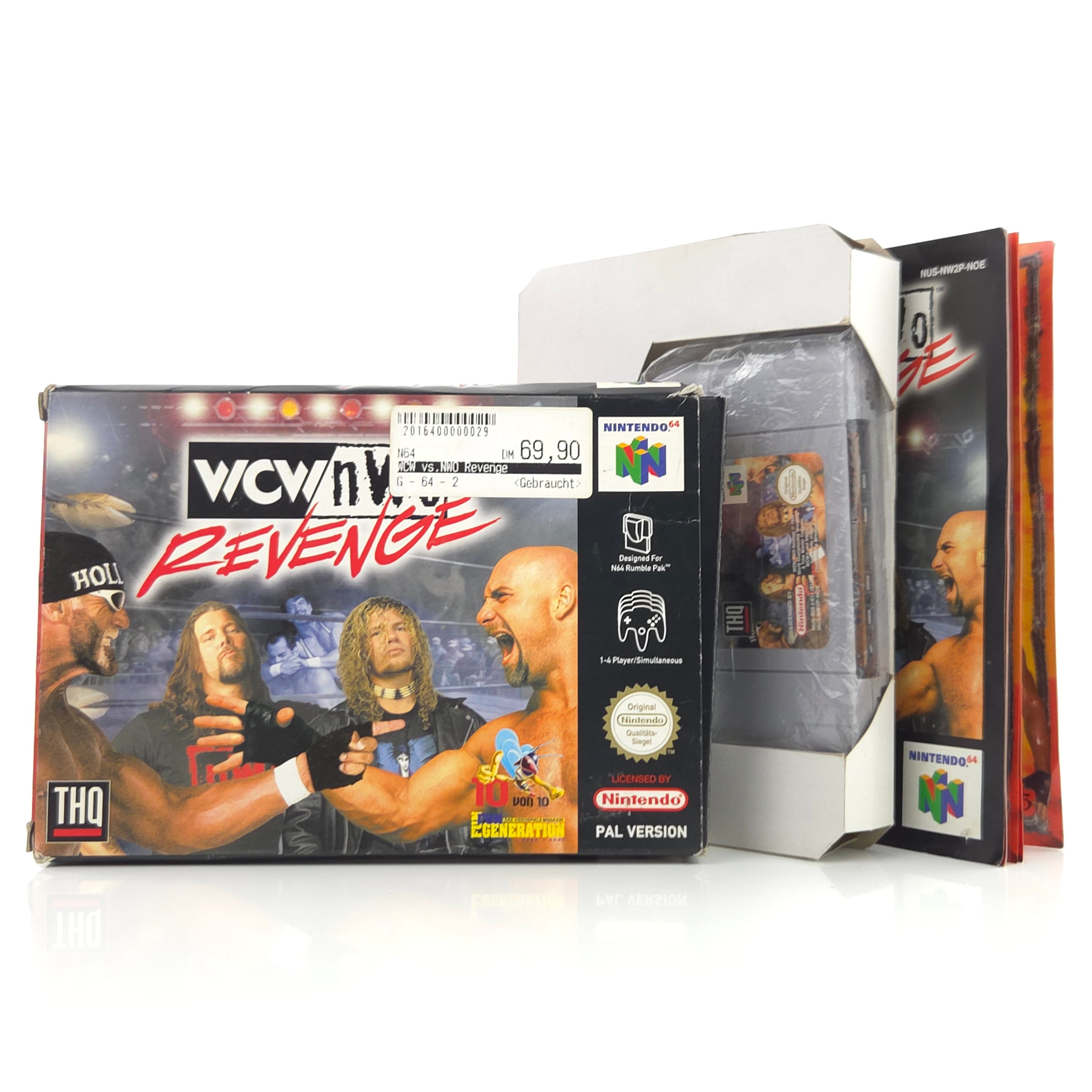 Nintendo 64 Spiel: WCW nWo Revenge Wrestling - Sport OVP (N64 PAL DE)