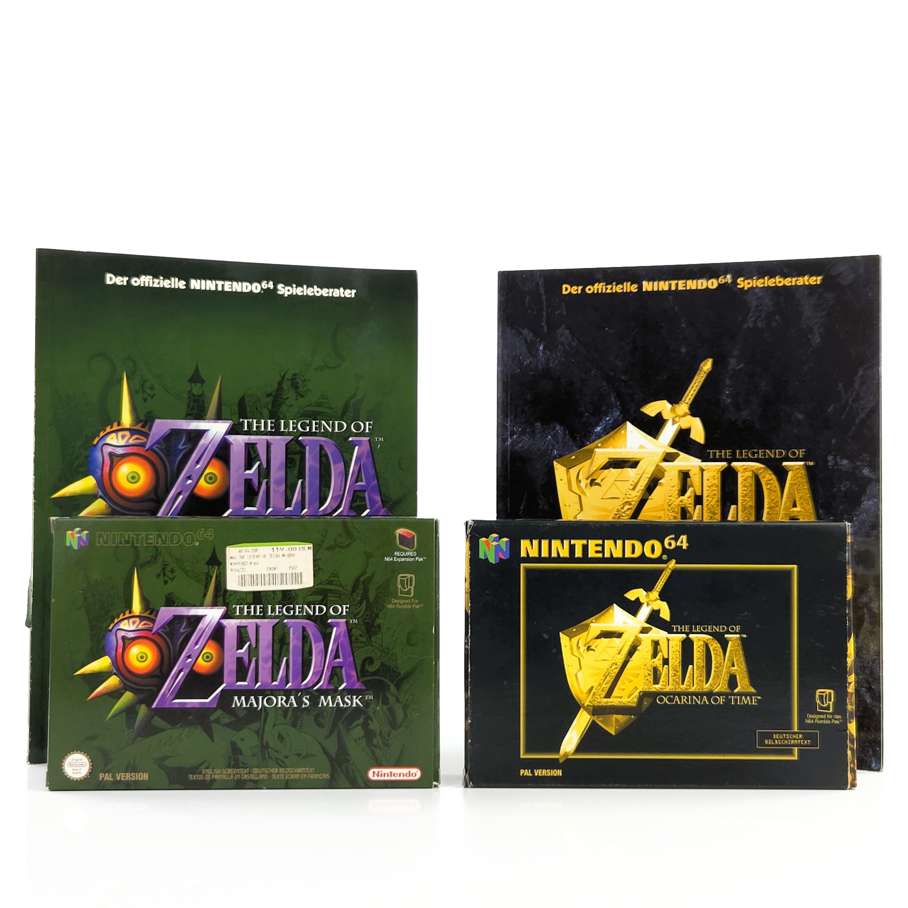 Nintendo 64 Spiel Zelda Ocarina Majora Mask Berater N64