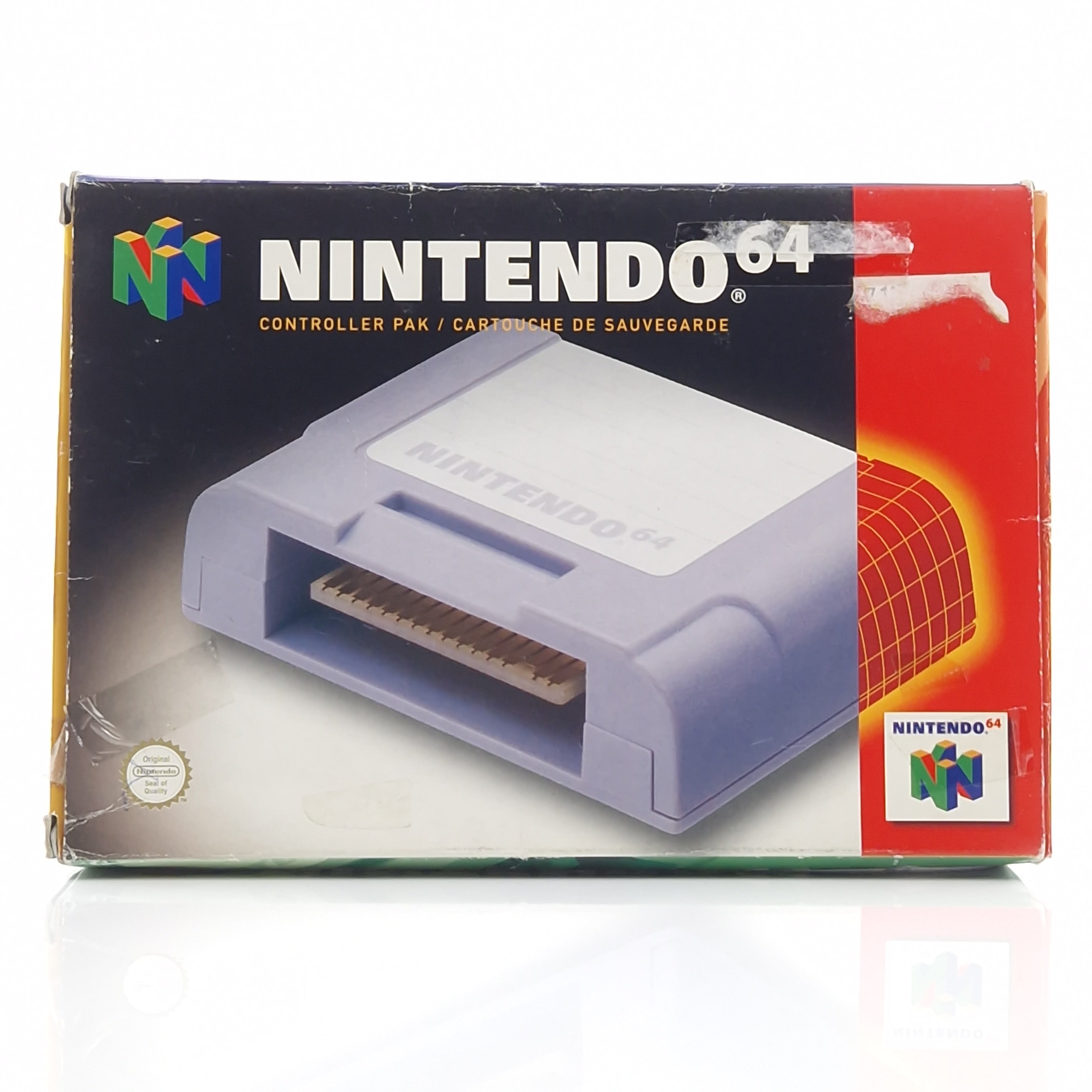 Nintendo 64 Zubehör – Controller Pak Speicherkarte (OVP)