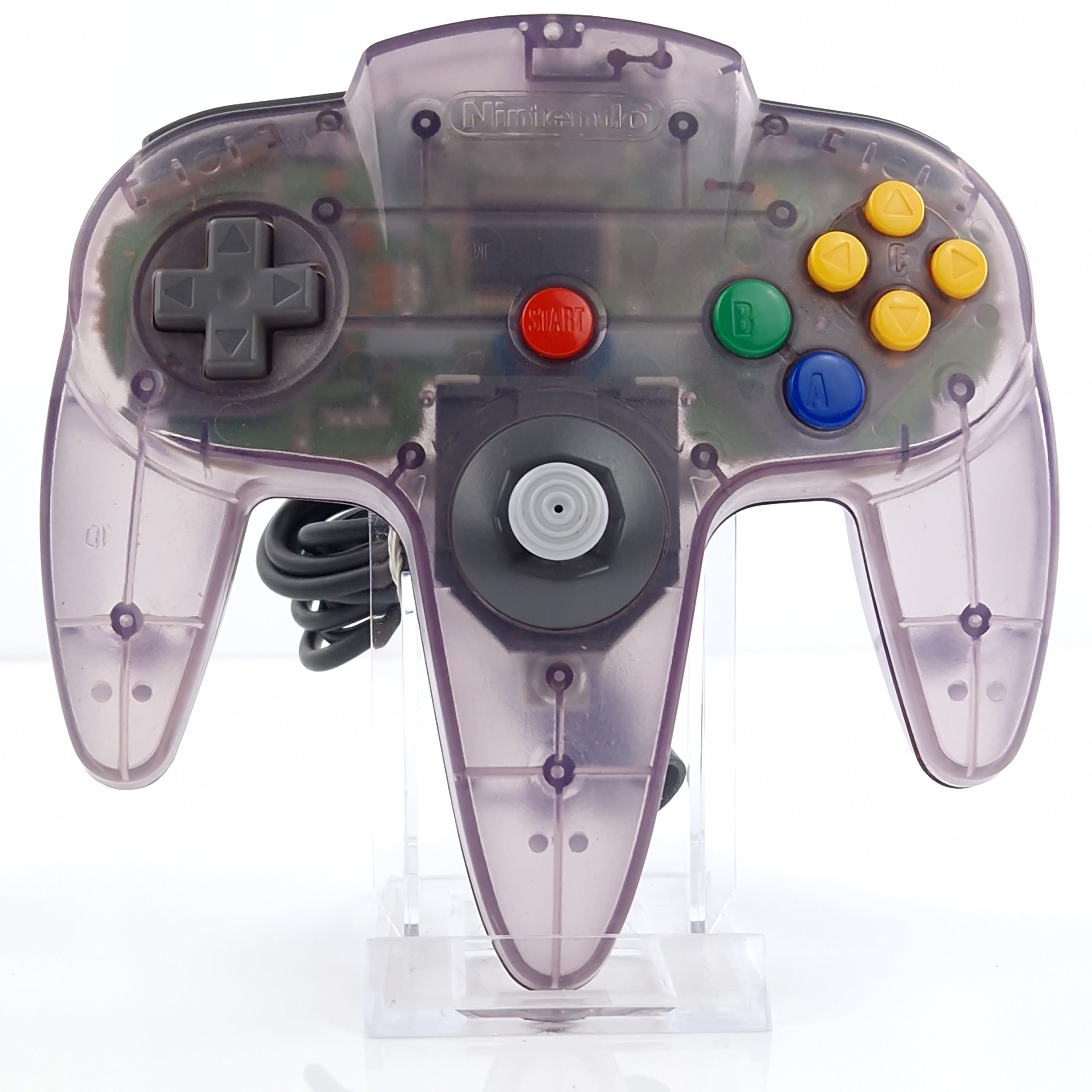 Nintendo 64 Zubehör – Original Clear Purple Lila Controller