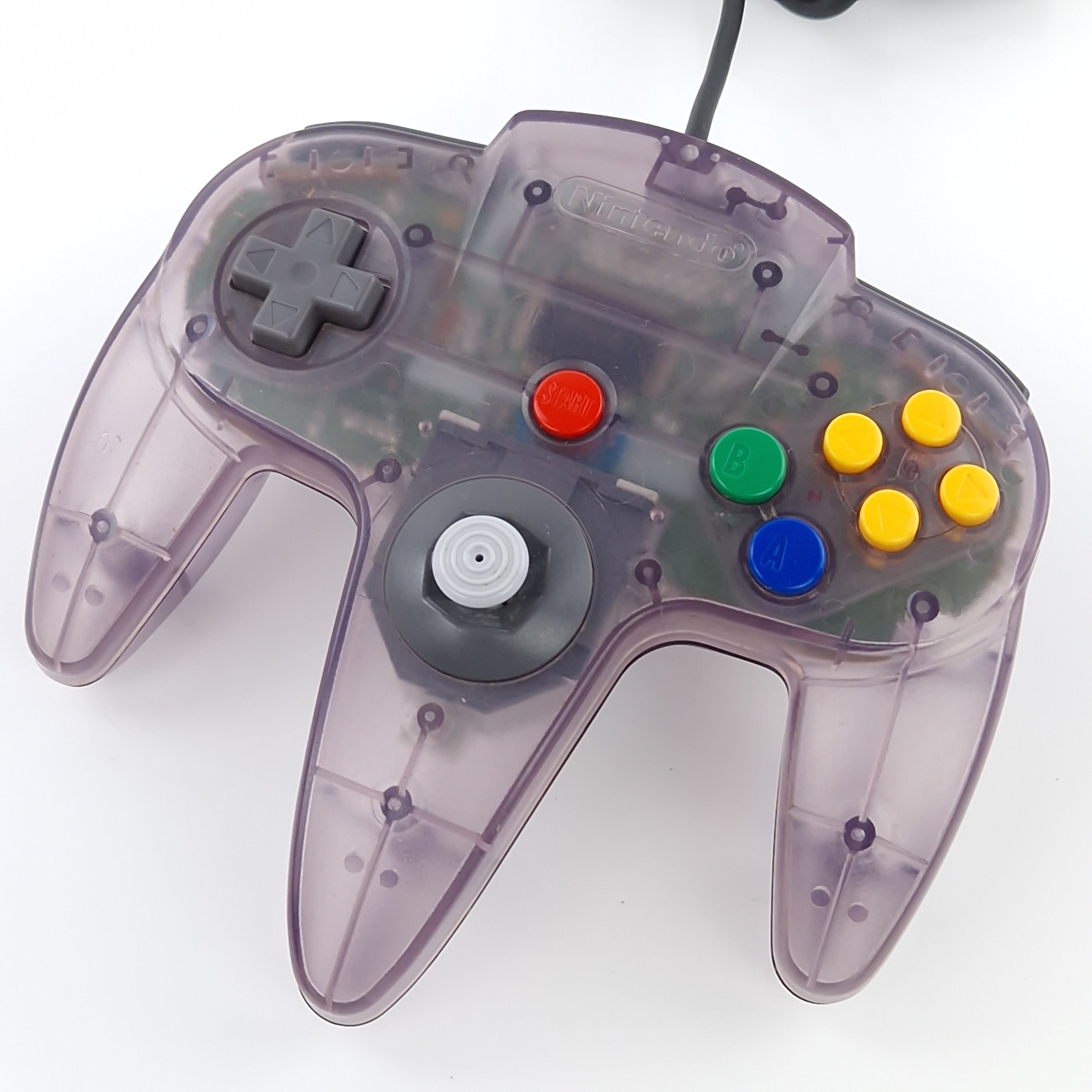 Nintendo 64 Zubehör – Original Clear Purple Lila Controller