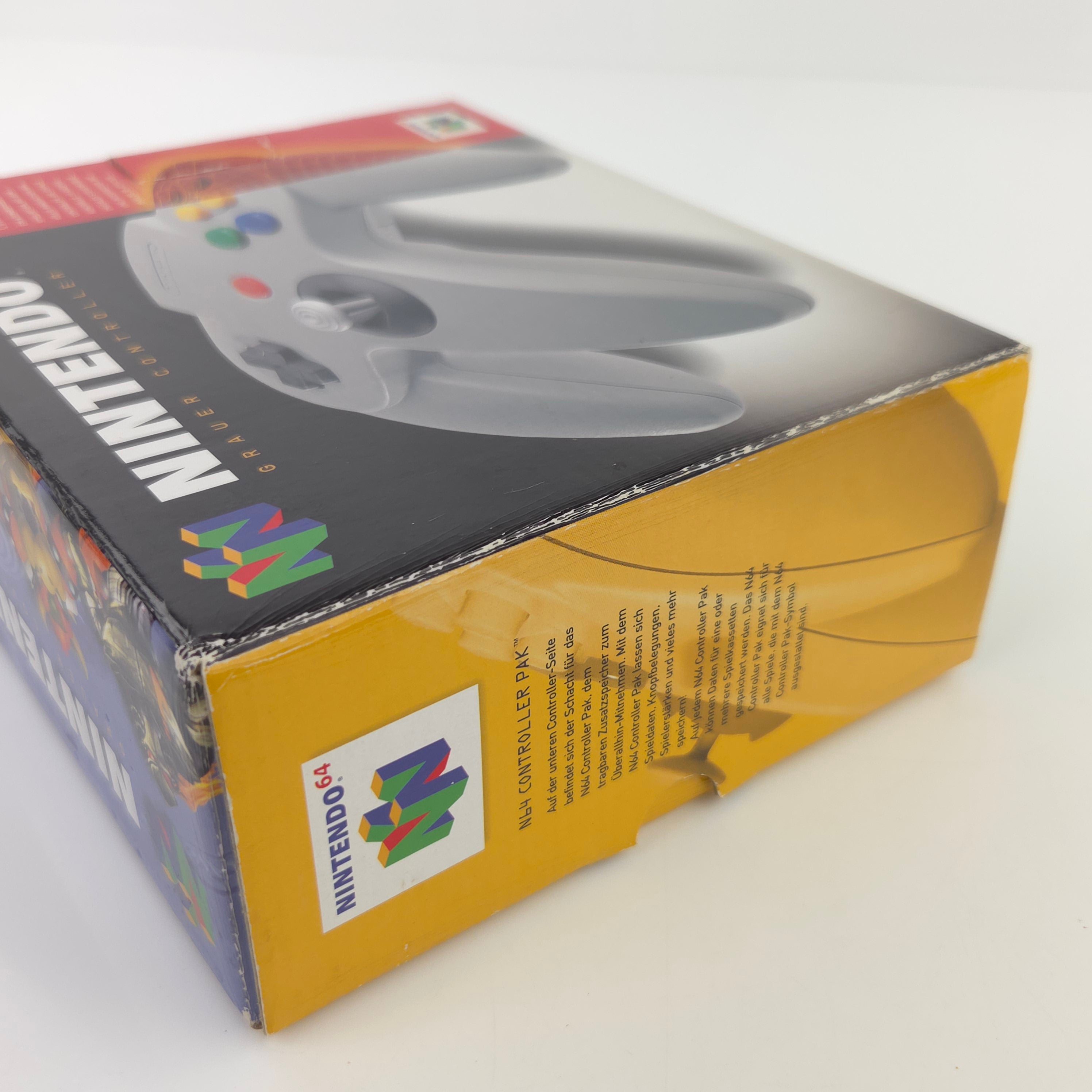 Nintendo 64 Original Grauer Controller Gamepad OVP PAL