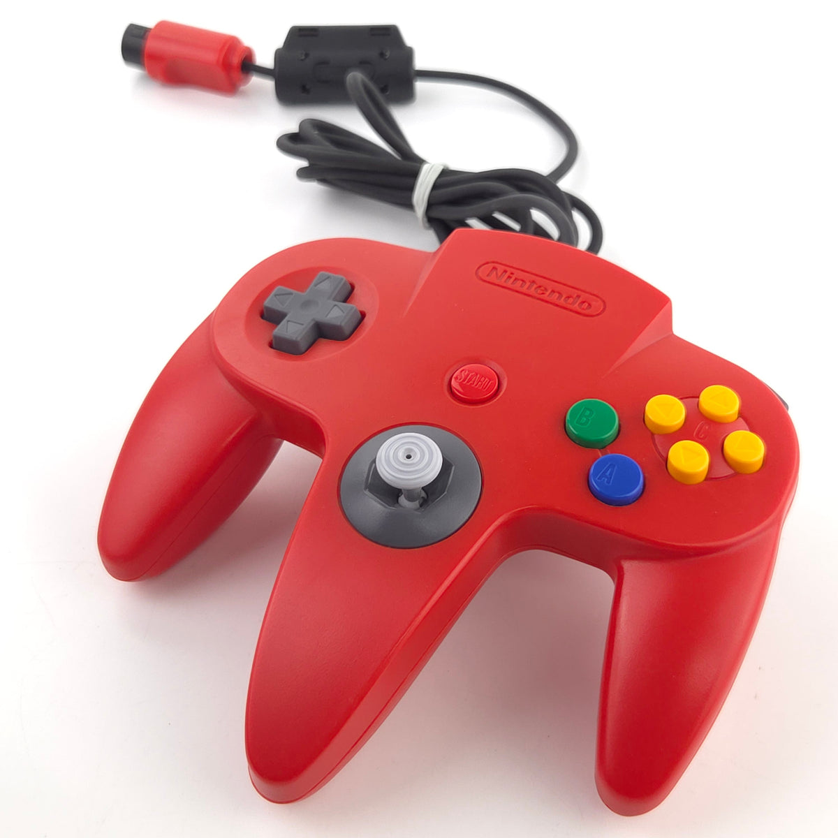 Nintendo 64 Zubehör: Original N64 Controller Gamepad (Farbe: Rot)
