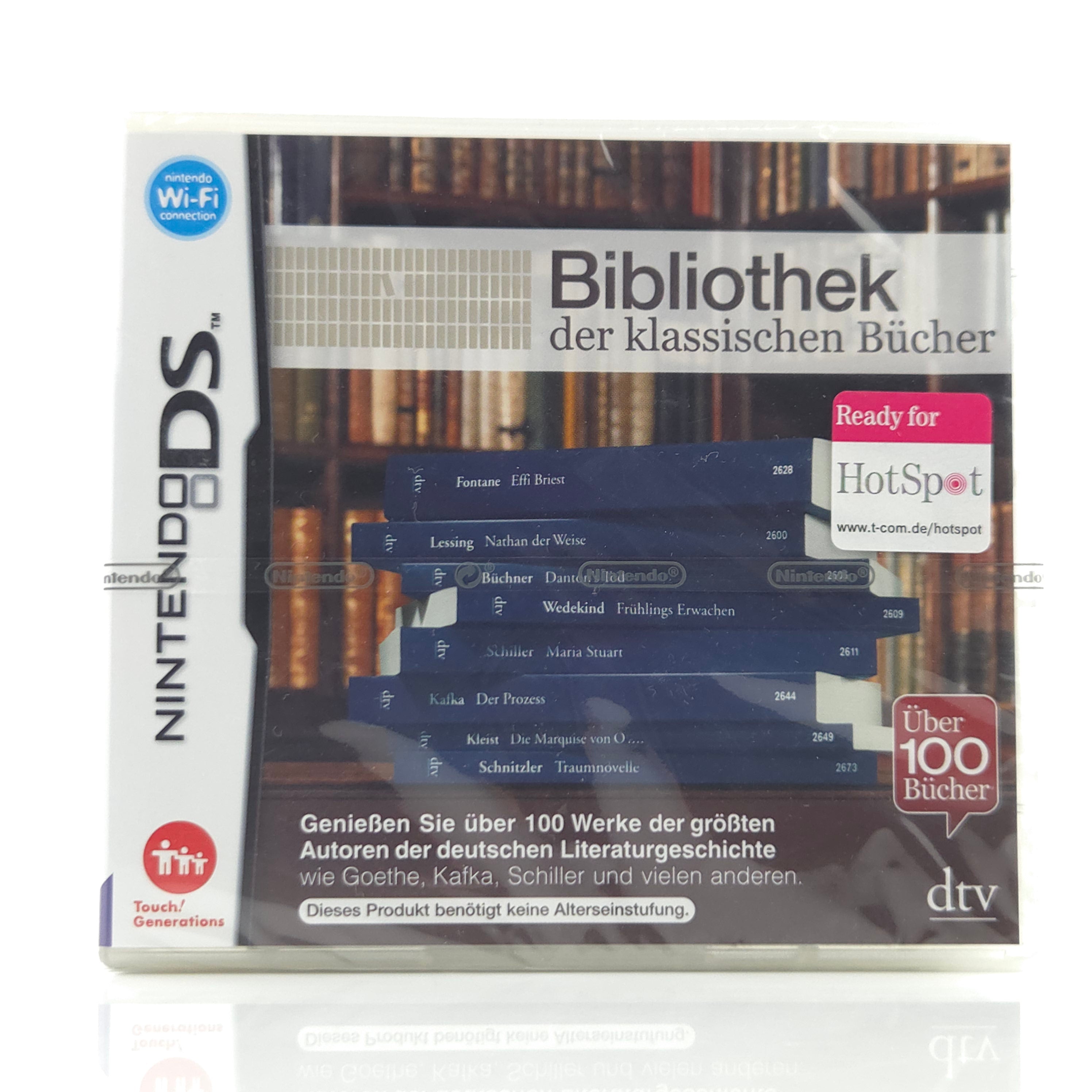 Nintendo DS Spiel Bibliothek klassischer Bücher NEU OVP