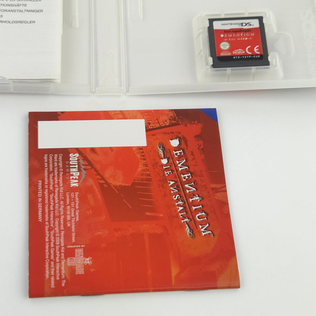 Nintendo DS Spiel Dementium PAL USK18