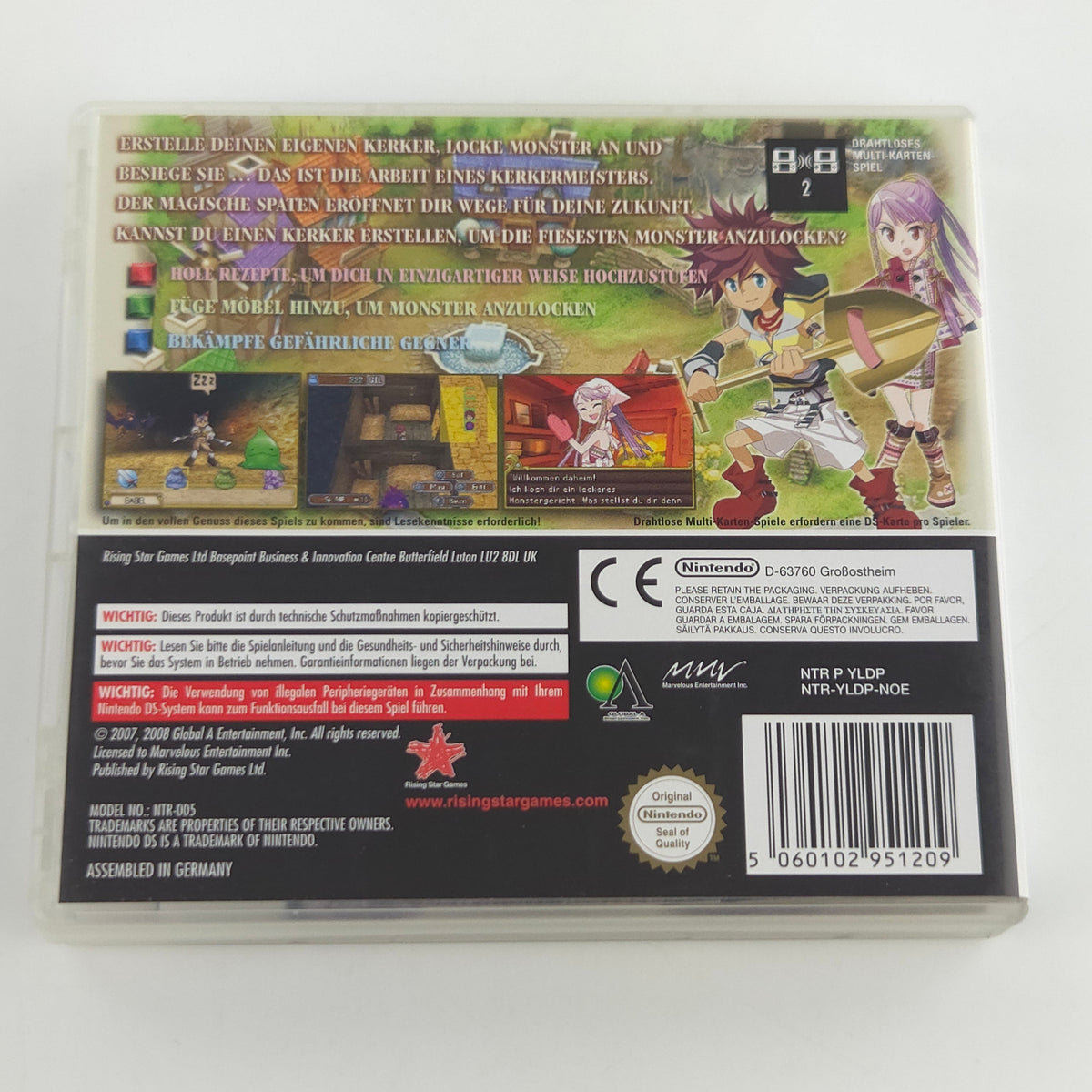 Nintendo DS Spiel Dungeon Maker OVP PAL