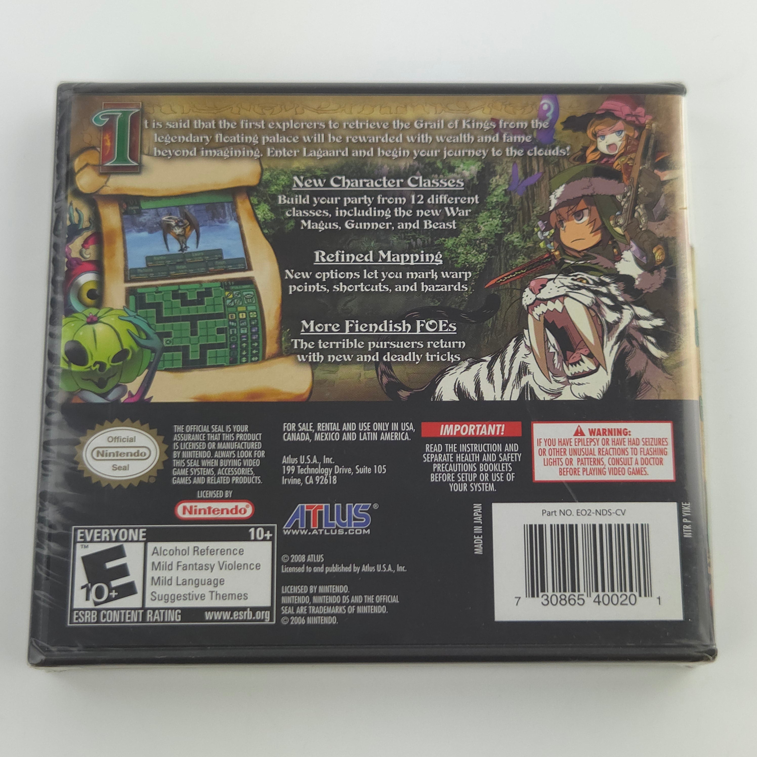 Nintendo DS Spiel – Etrian Odyssey II Heroes of Lagaard Neu