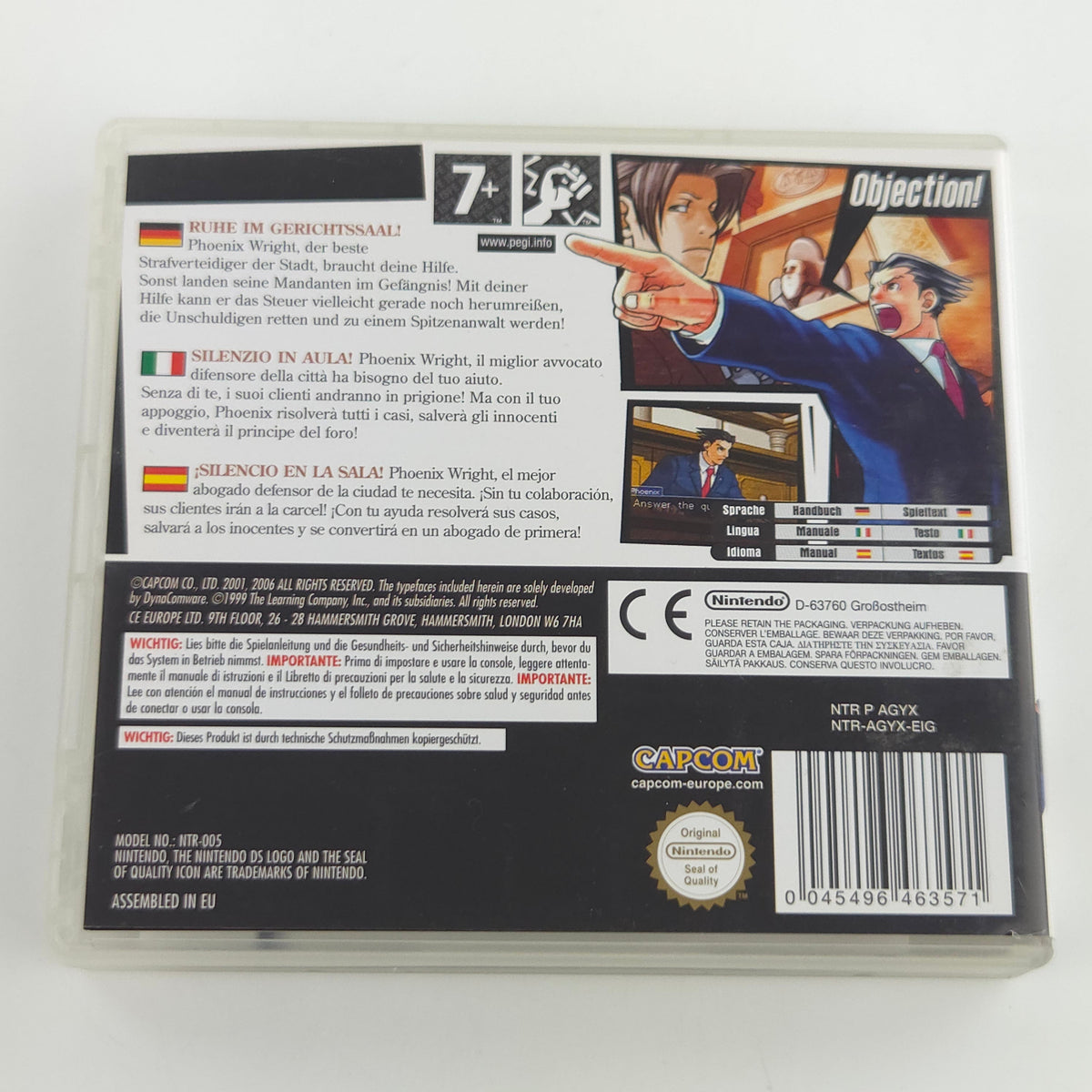 Nintendo DS Spiel Phoenix Wright Ace Attorney OVP