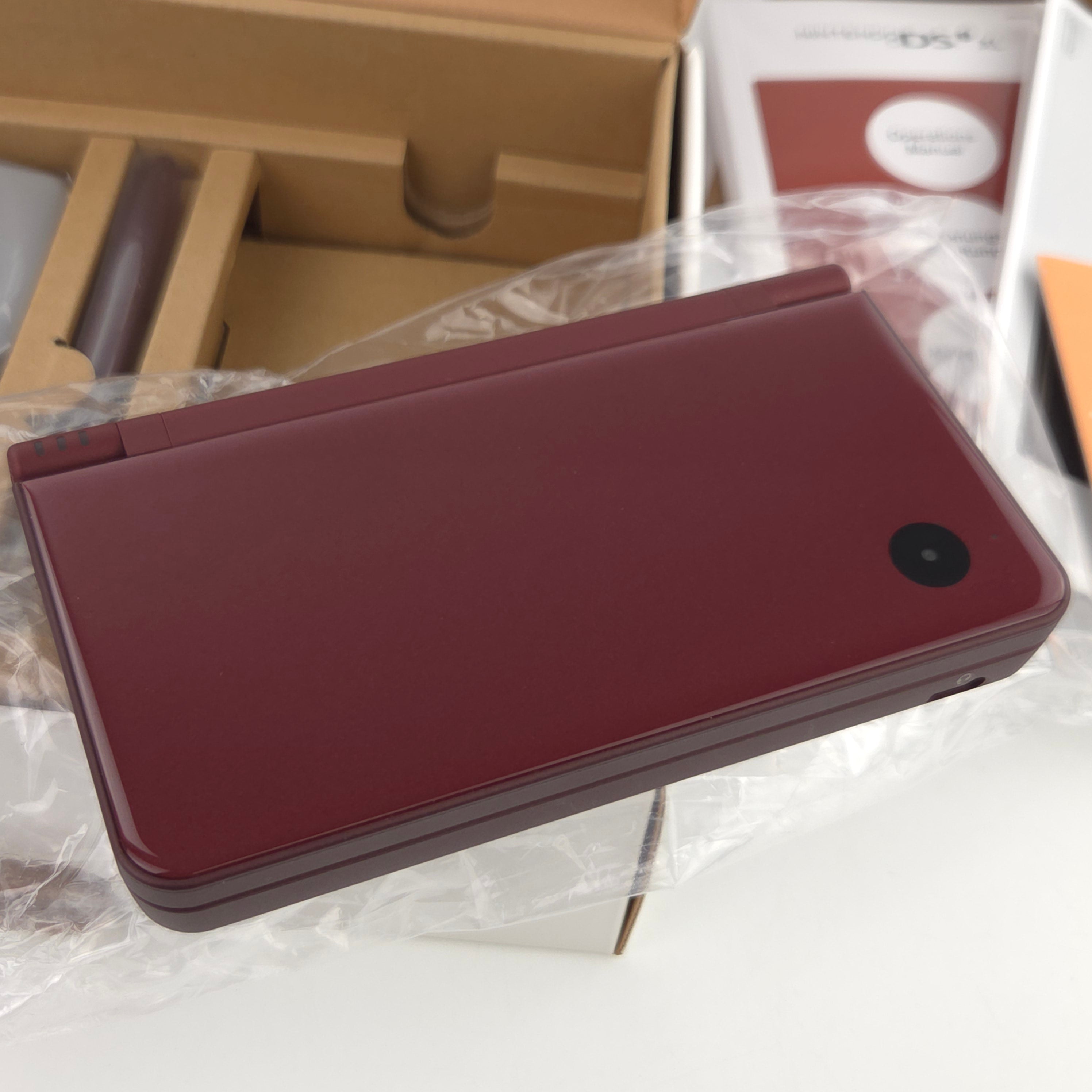 Nintendo DSi XL Konsole Bordeauxrot OVP PAL Top Zustand