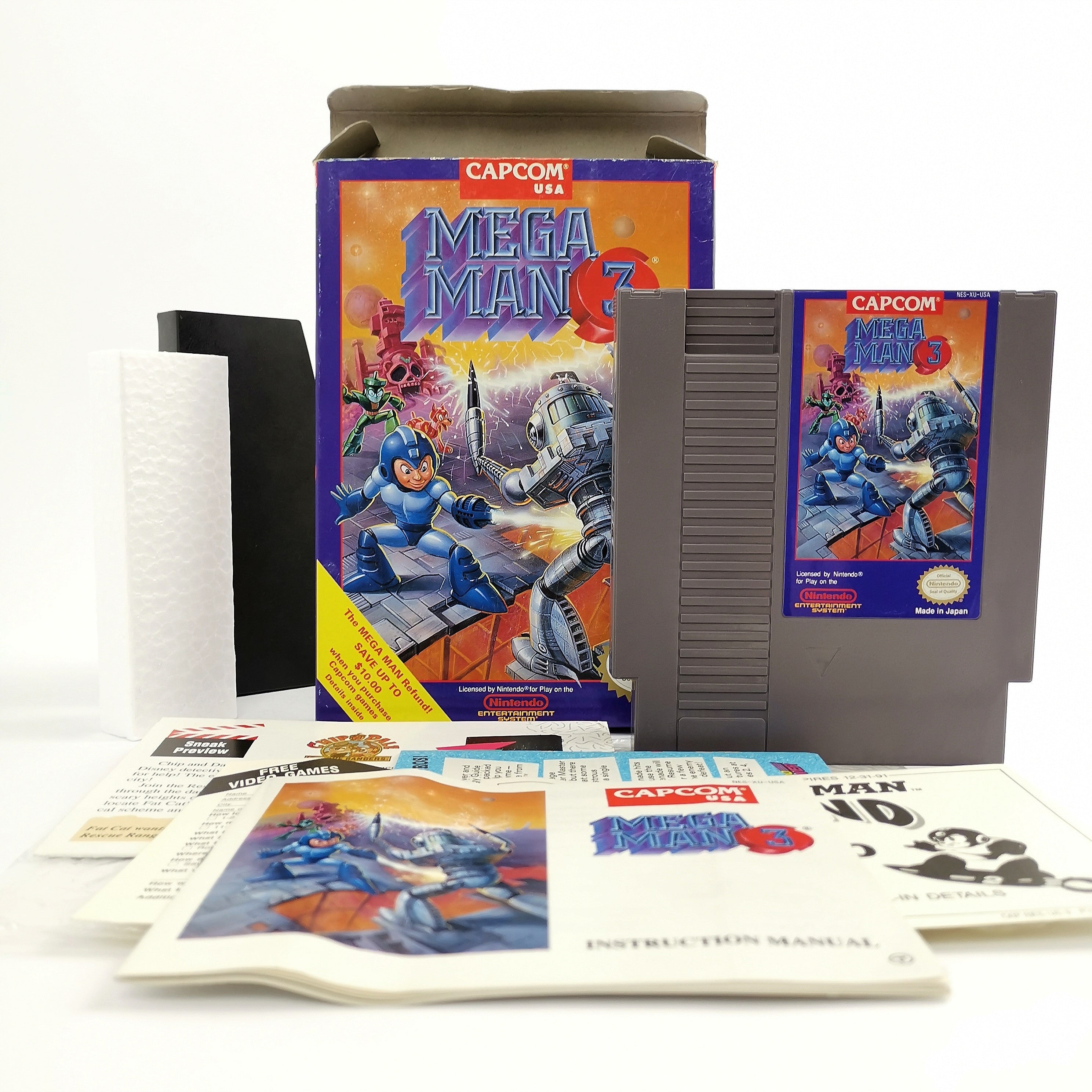 Nintendo Entertainment System Spiel: Mega Man 3 | NES OVP - NTSC-U/C USA