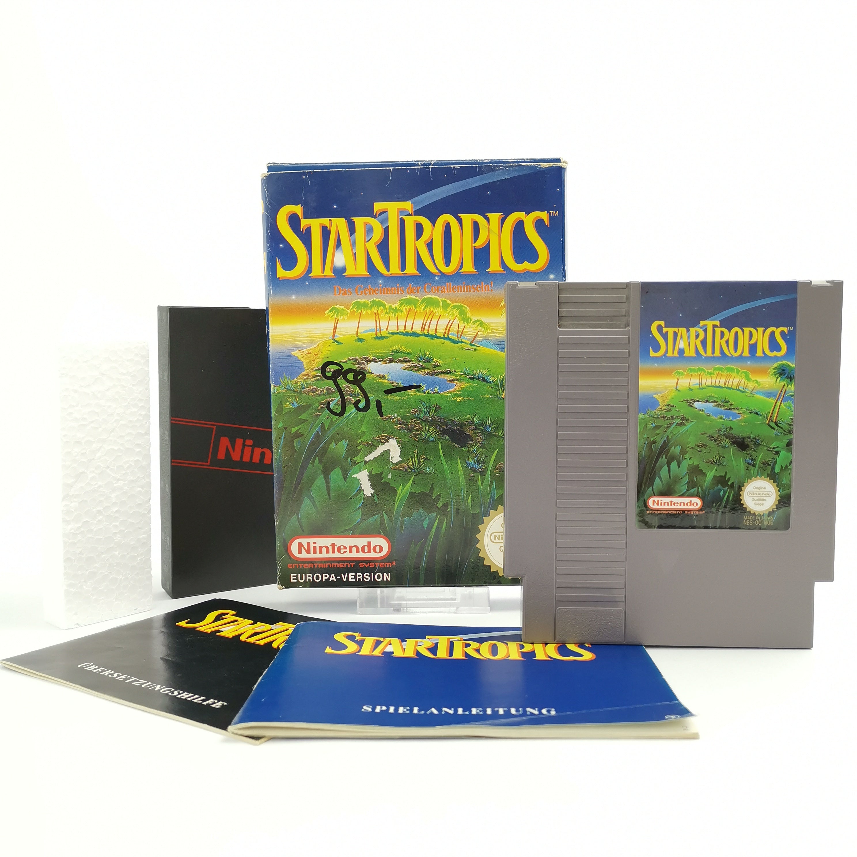 Nintendo Entertainment System Spiel – Star Tropics OVP PAL