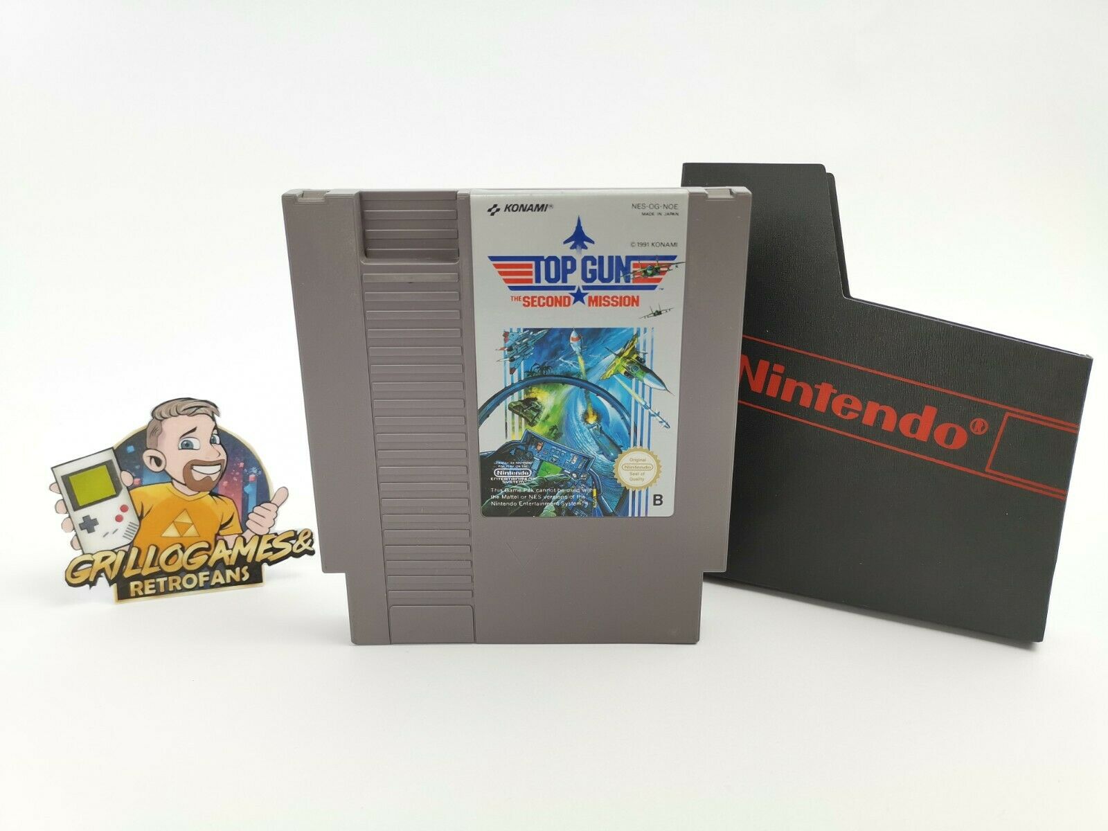 Nintendo Entertainment System Spiel – Top Gun The Second Mission