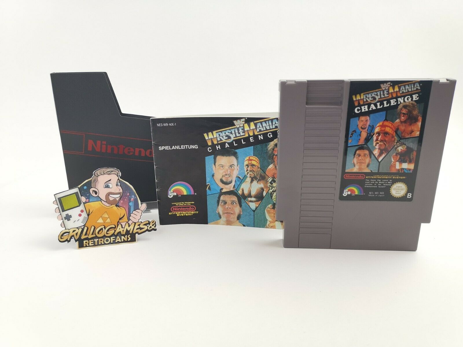 Nintendo Entertainment System Spiel – Wrestle Mania Challenge NES PAL