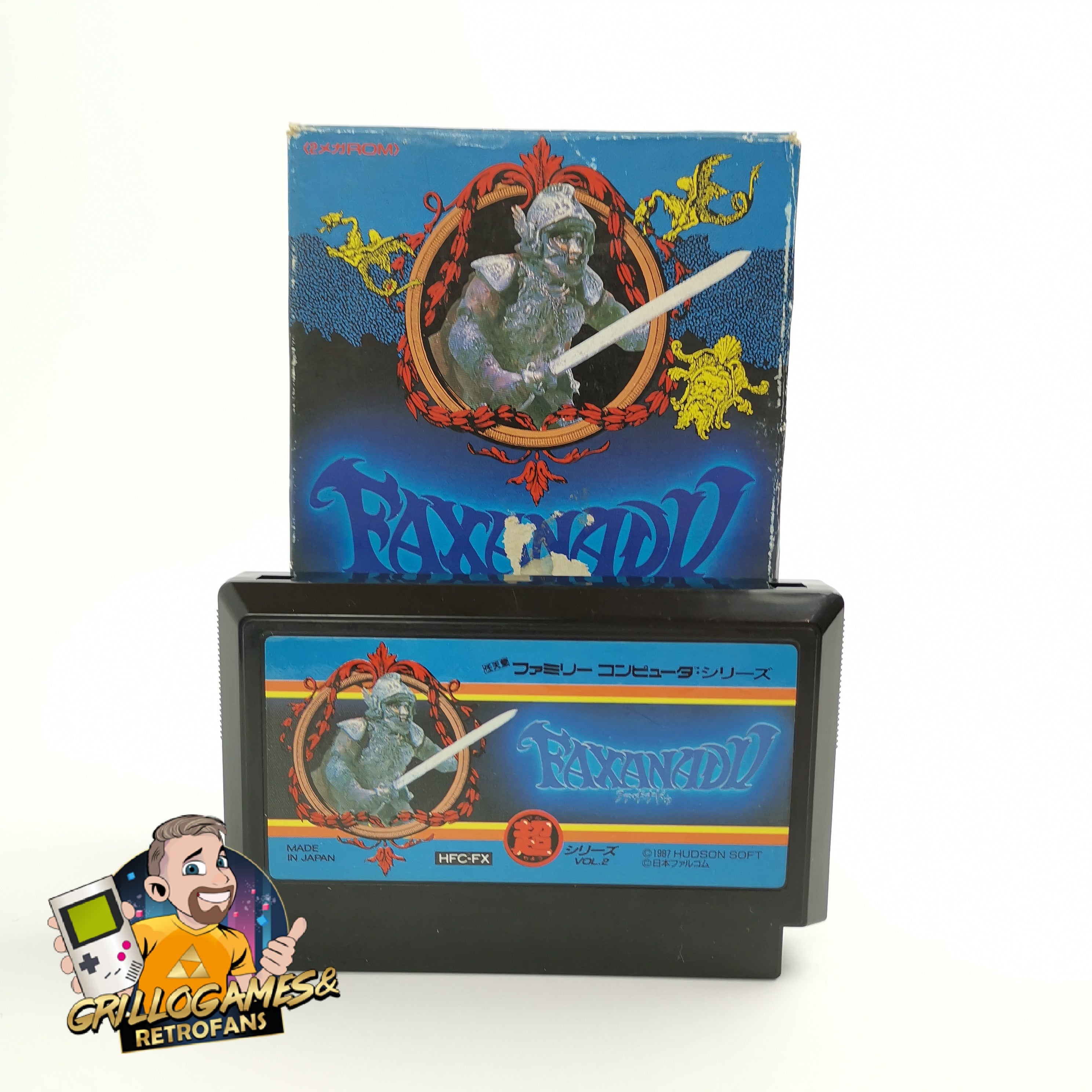 Nintendo Famicom Spiel – Faxanadu OVP NTSC-J Japan JAP