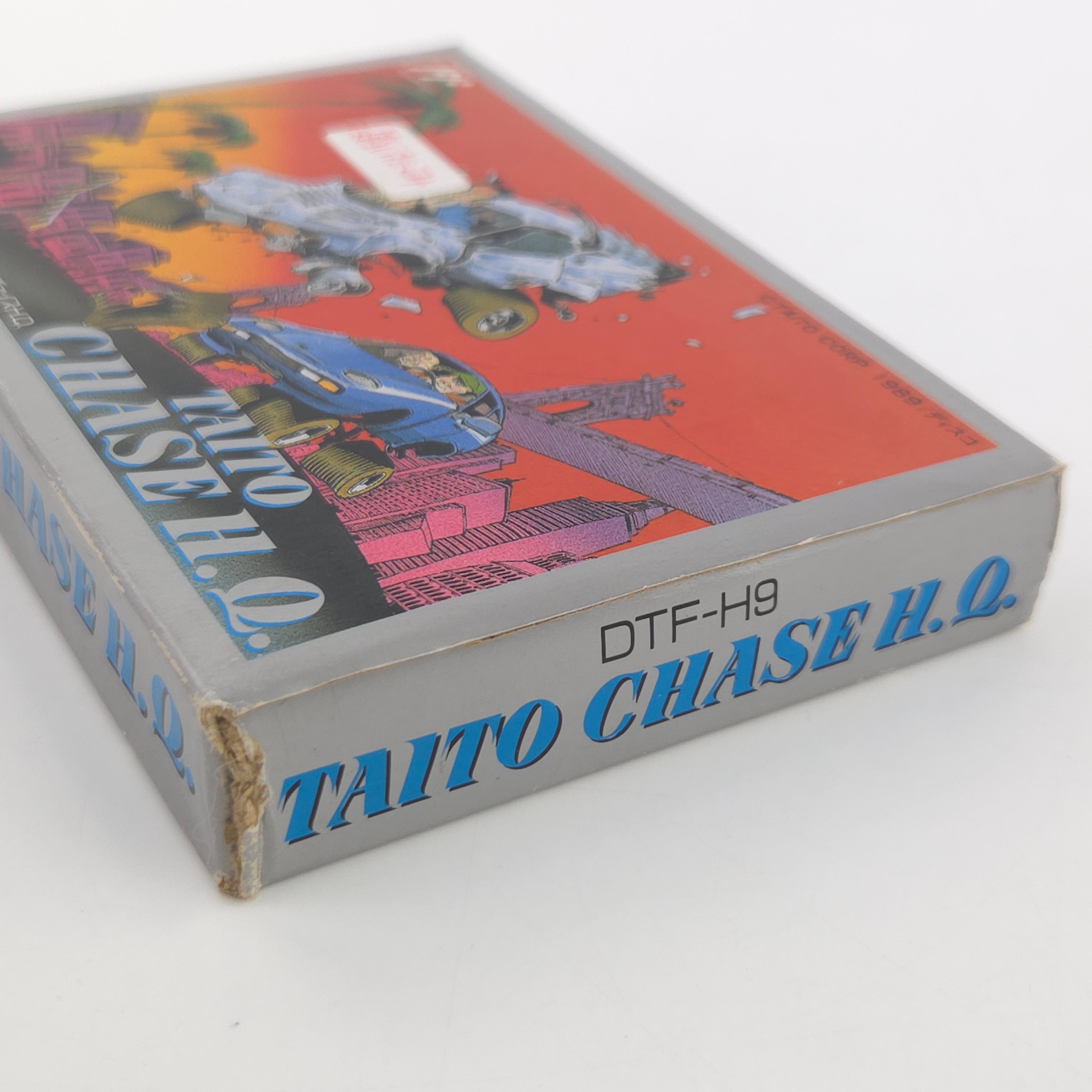 Nintendo Famicom Spiel Taito Chase HQ OVP Japan