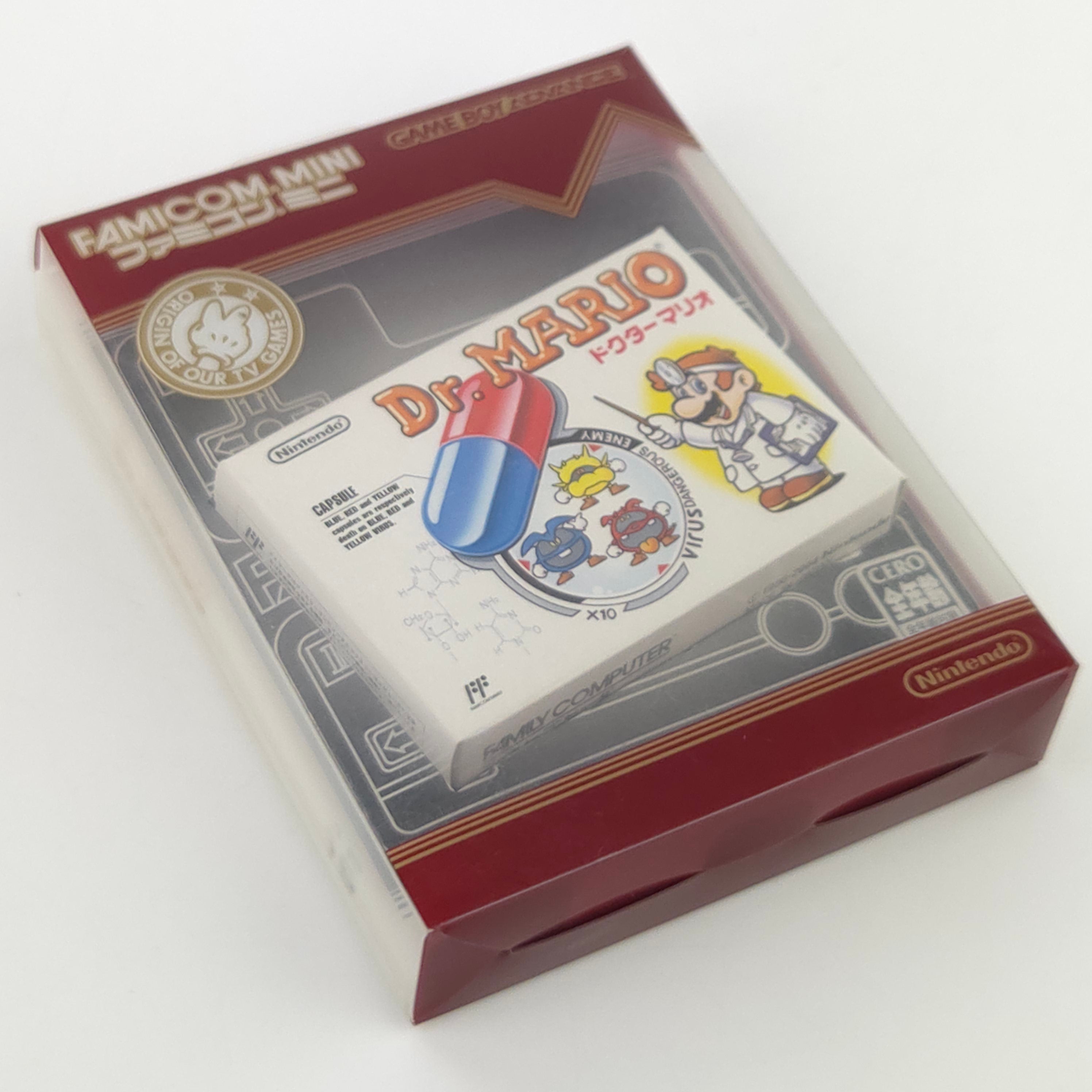 Game Boy Advance Spiel Dr Mario Famicom Mini OVP