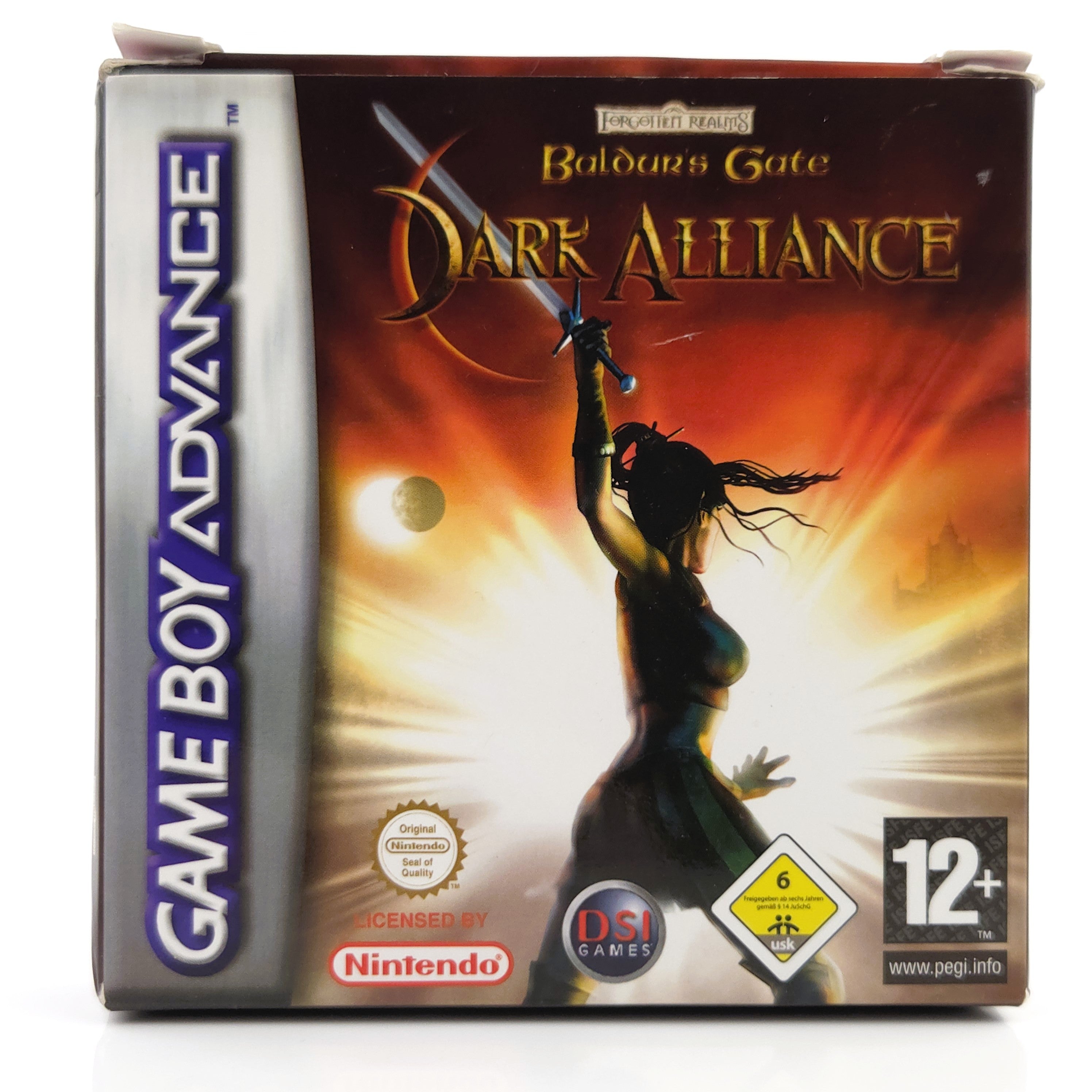 Game Boy Advance Spiel – Baldurs Gate Dark Alliance OVP PAL