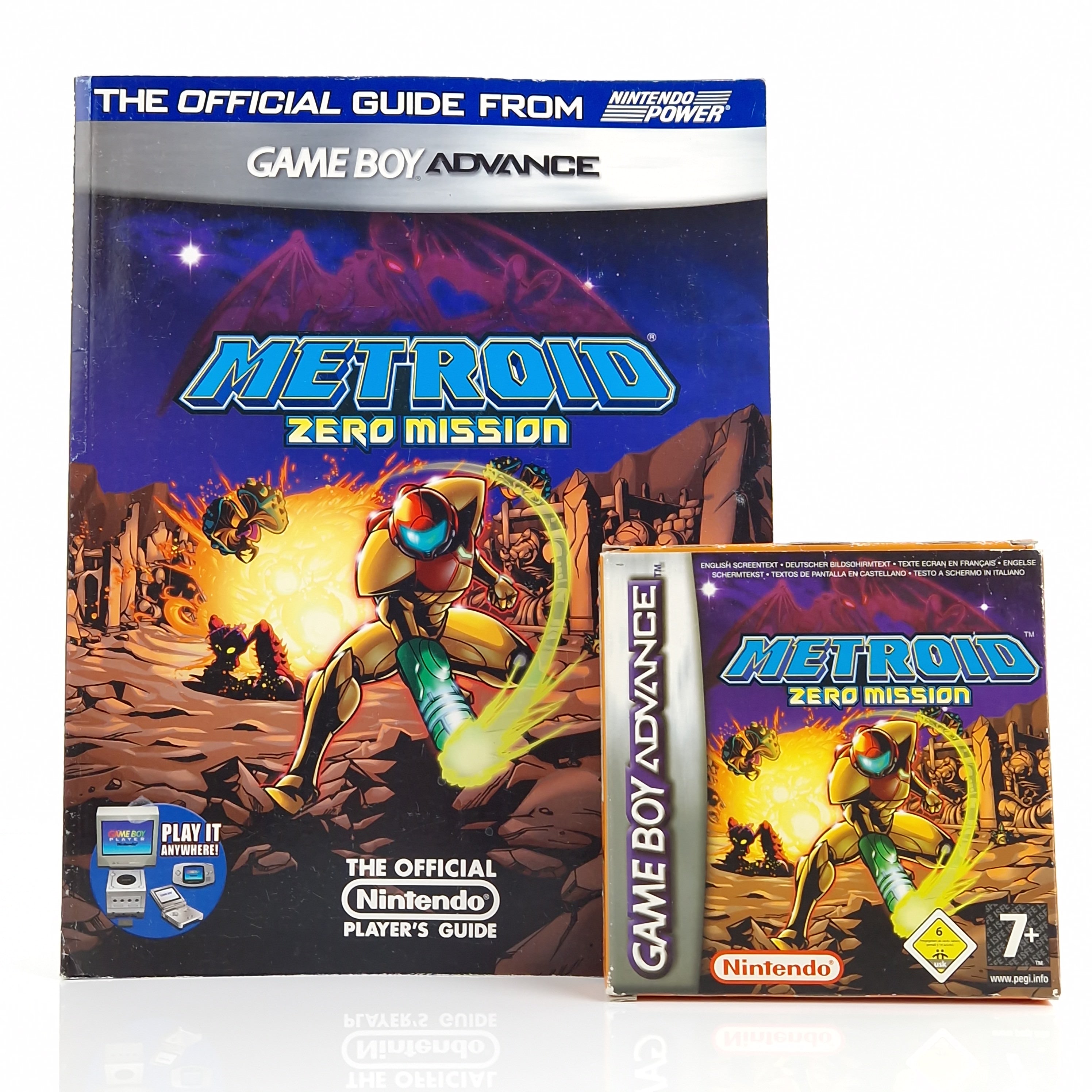 Game Boy Advance Spiel – Metroid Zero Mission + Guide