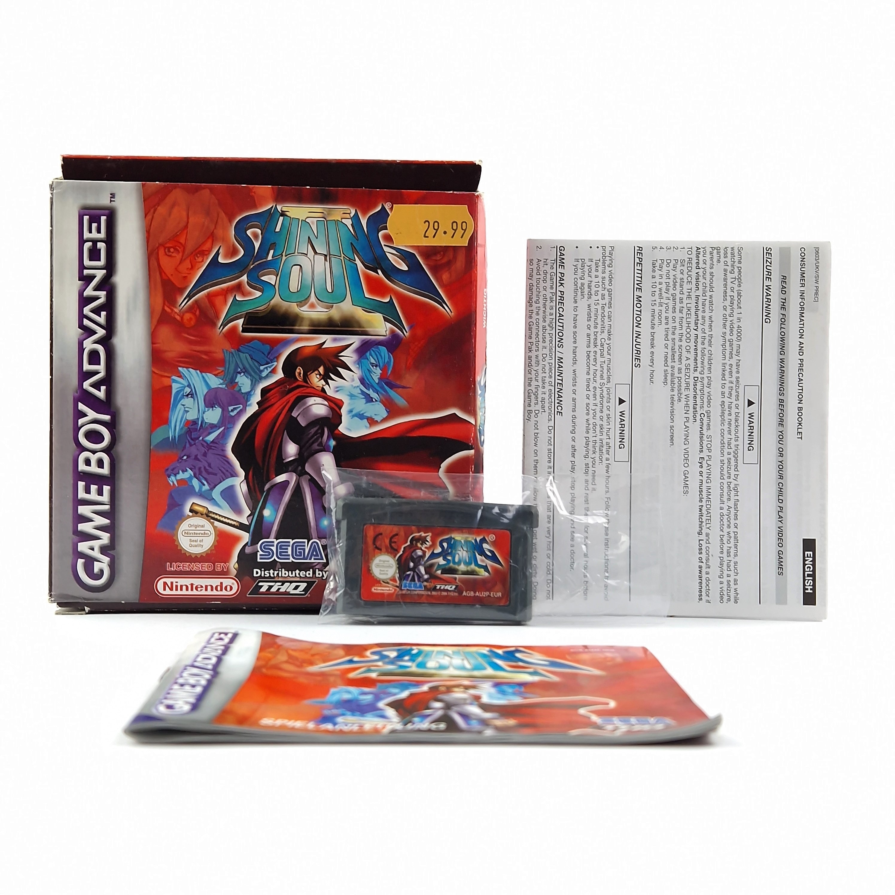 Game Boy Advance Spiel – Shining Soul II (OVP PAL)