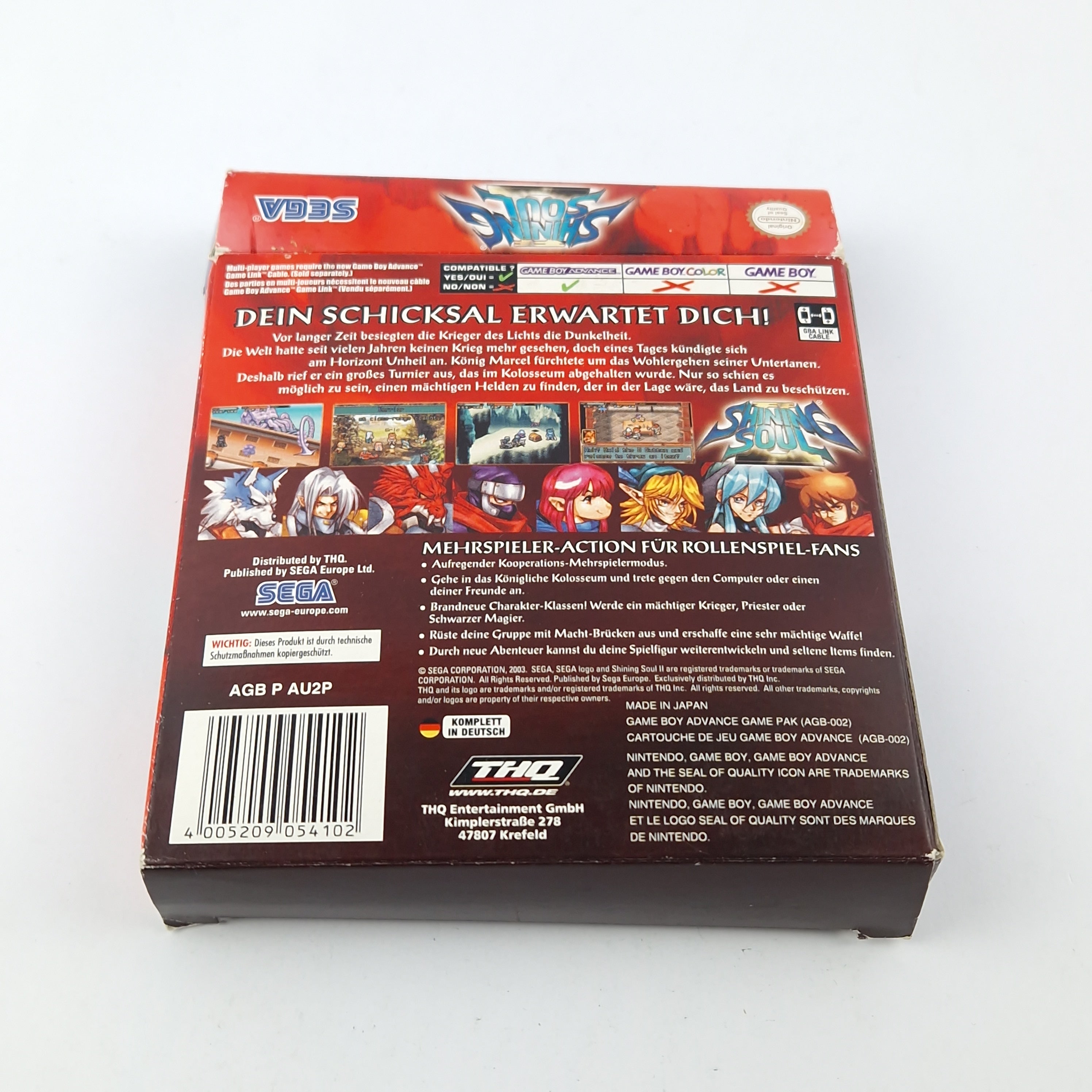 Game Boy Advance Spiel – Shining Soul II (OVP PAL)