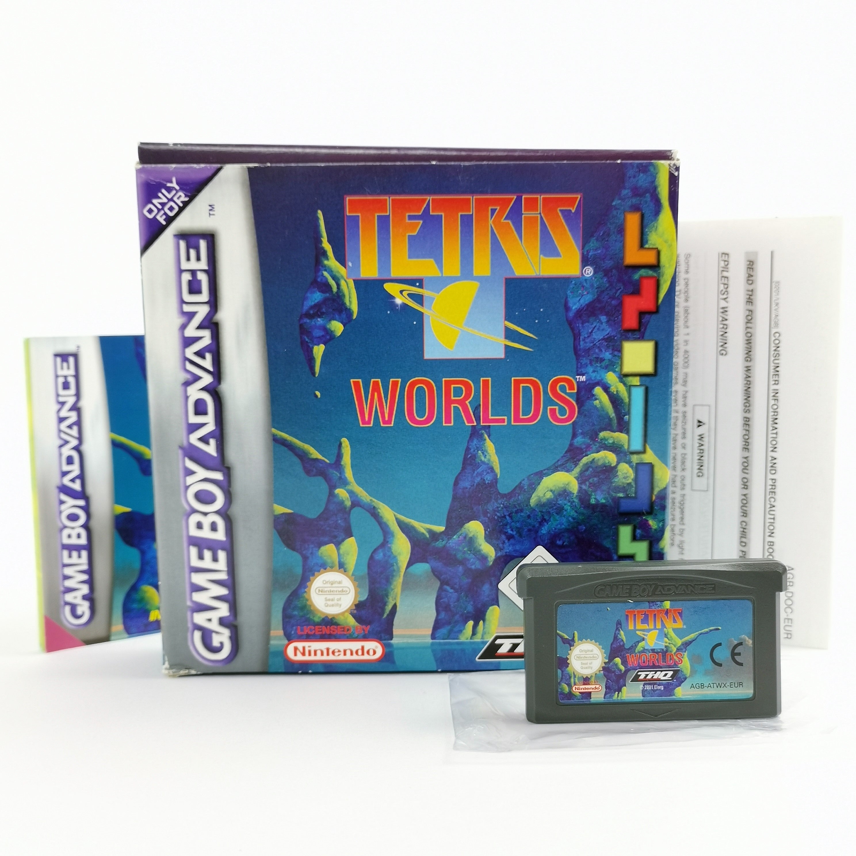 Game Boy Advance Spiel – Tetris Worlds OVP PAL