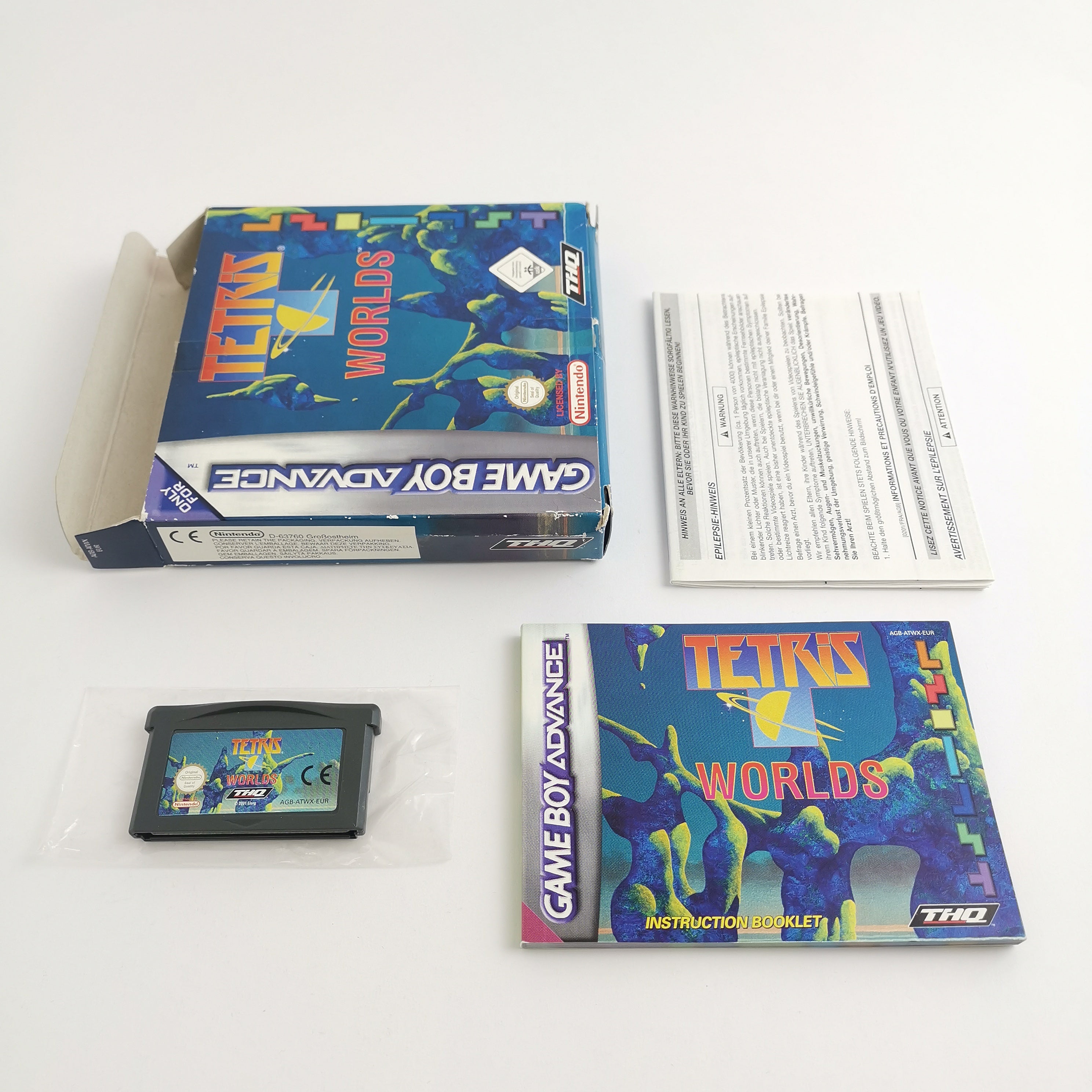 Game Boy Advance Spiel – Tetris Worlds OVP PAL