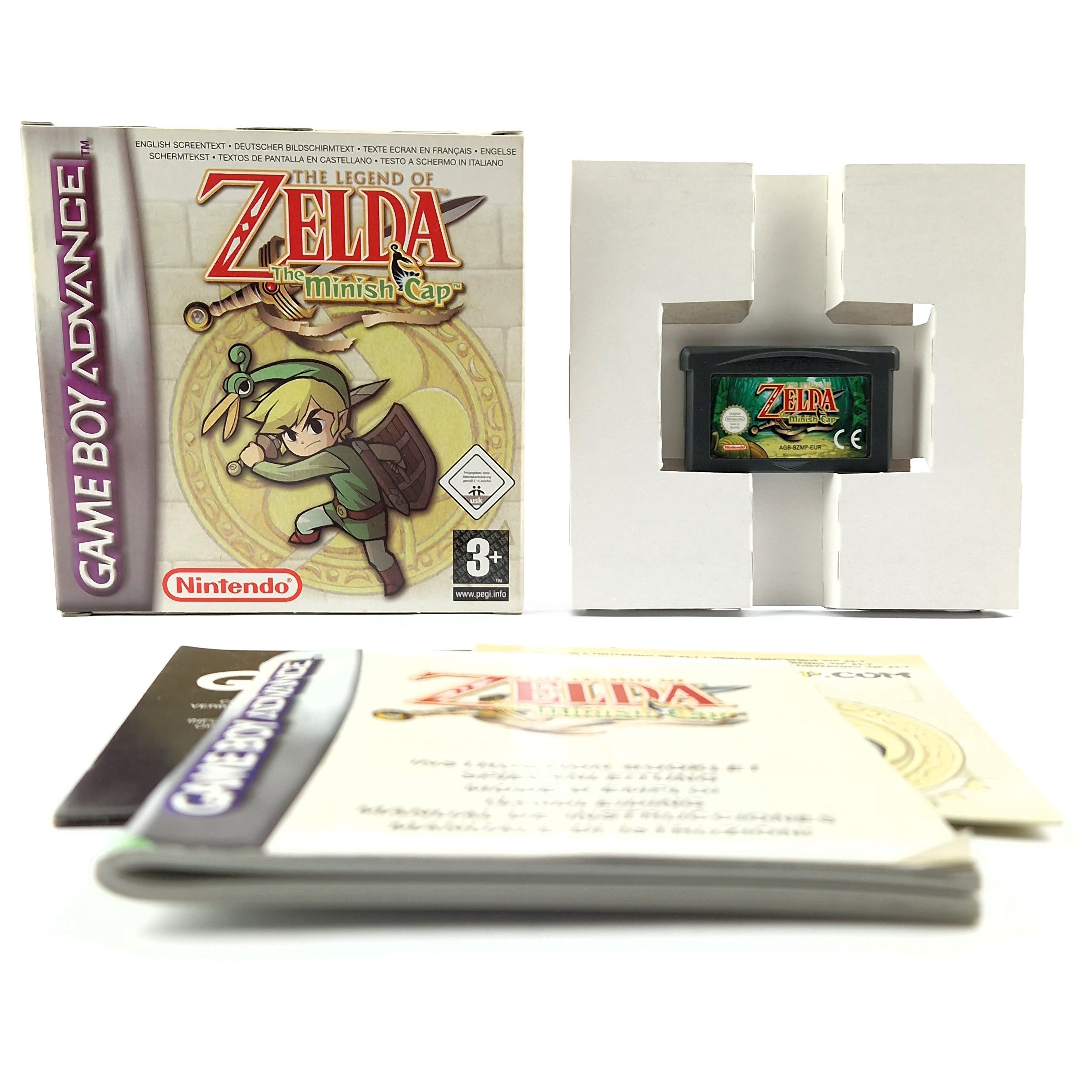 Game Boy Advance Spiel – The Legend of Zelda Minish Cap OVP