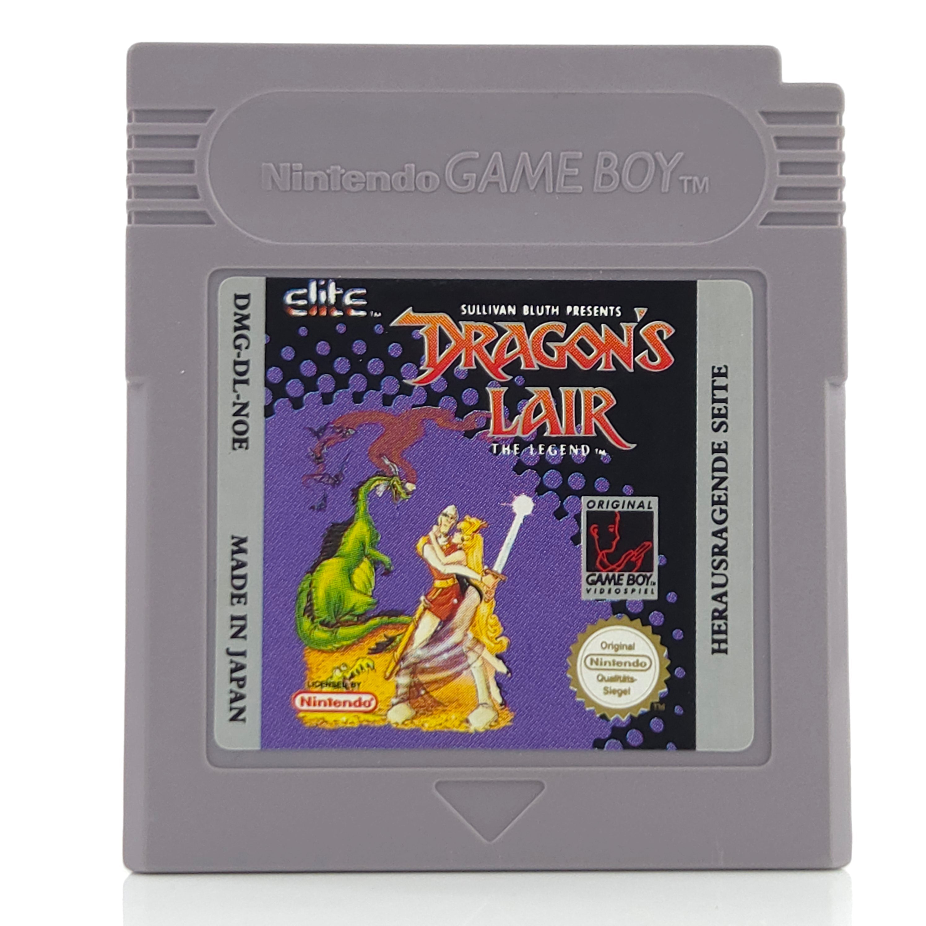 Nintendo Game Boy Spiel Dragon´s Lair mit Anleitung PAL