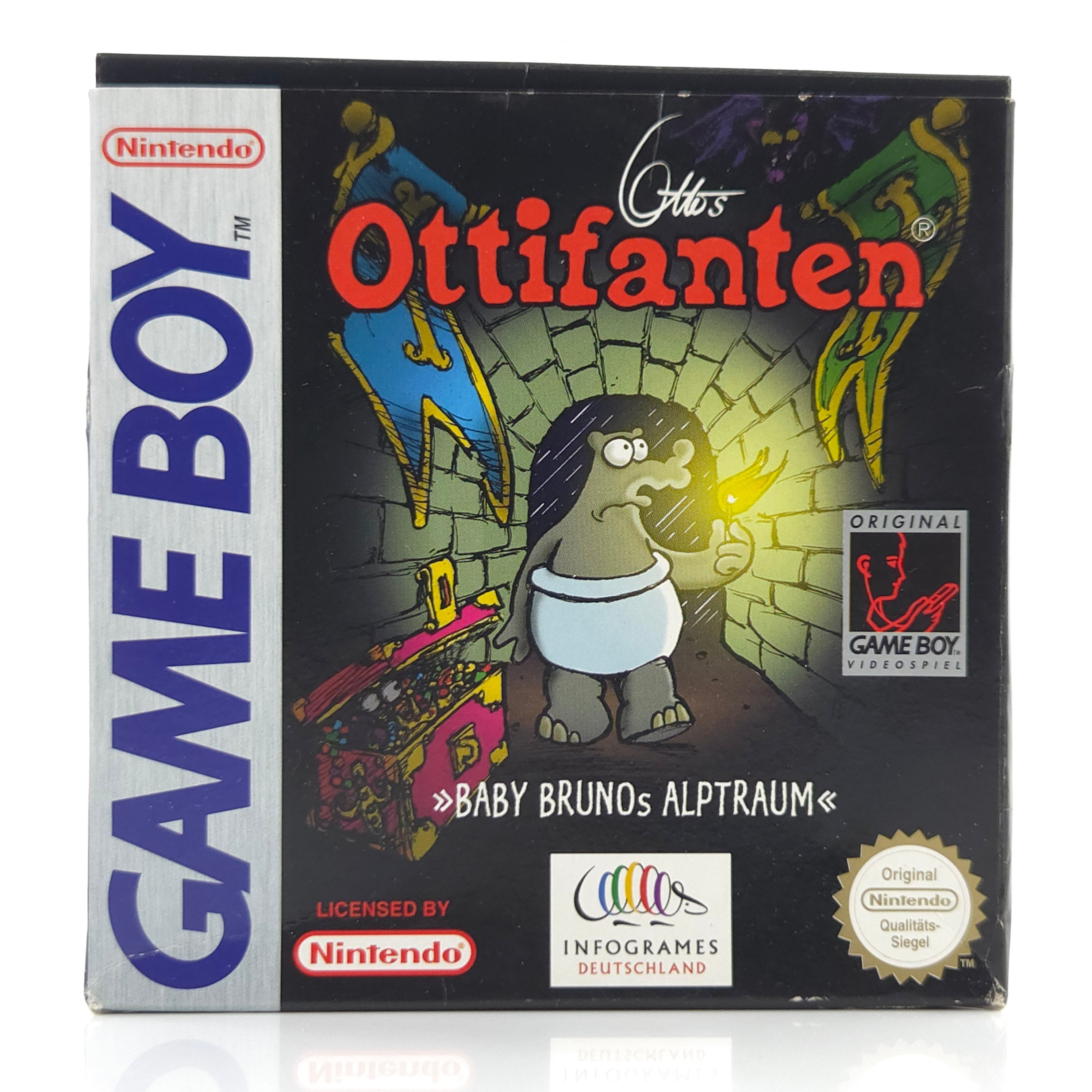 Game Boy Spiel Ottifanten GB OVP PAL NOE Retrofans
