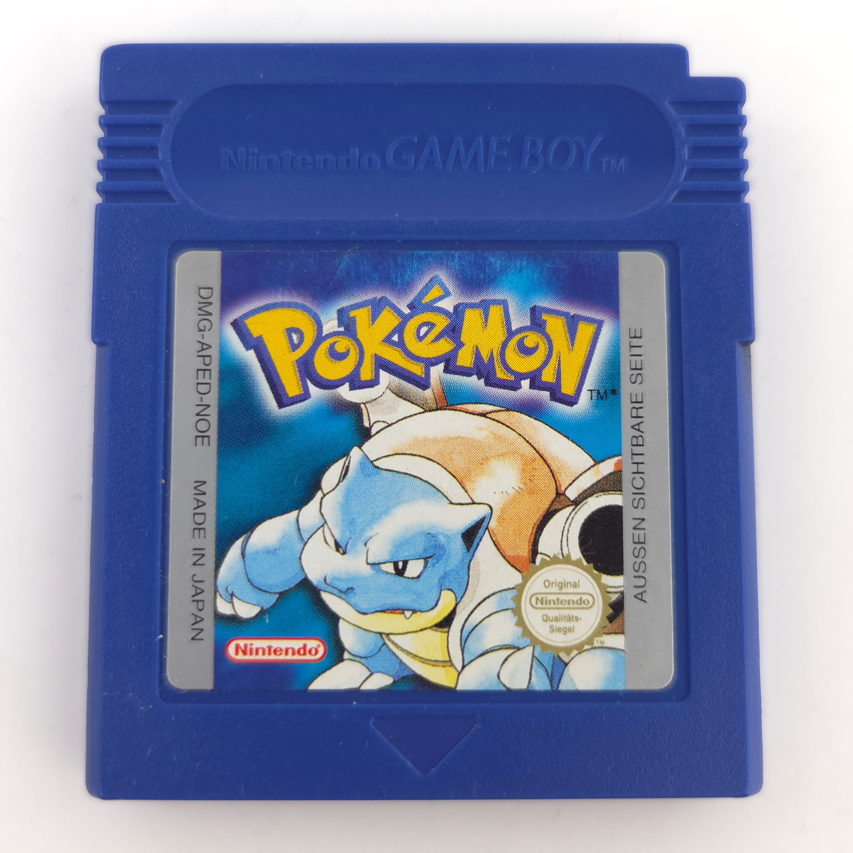 Nintendo Game Boy Spiel Pokemon Blaue Edition GB PAL NOE