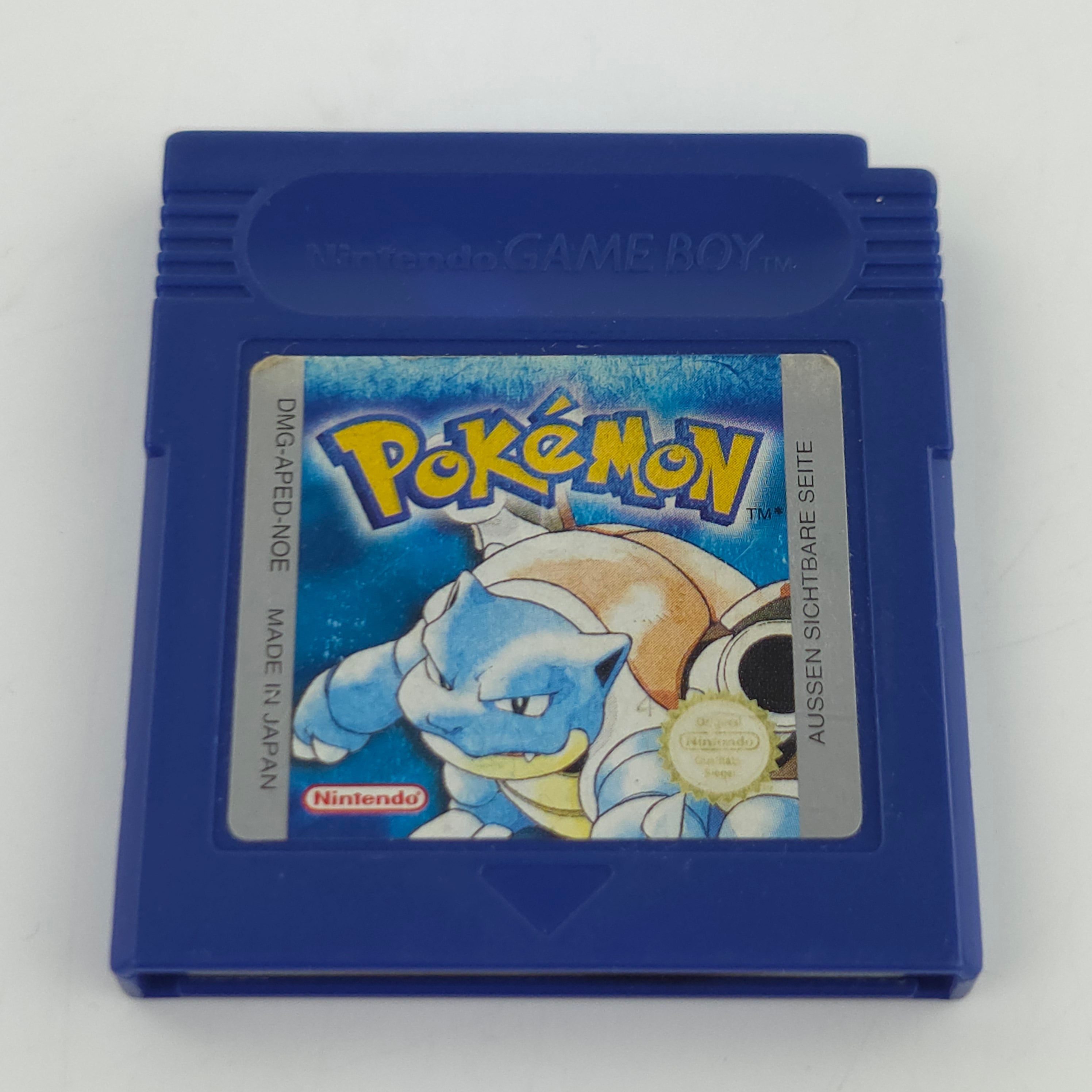 Game Boy Spiel Pokemon Blaue Edition GB Modul PAL NOE