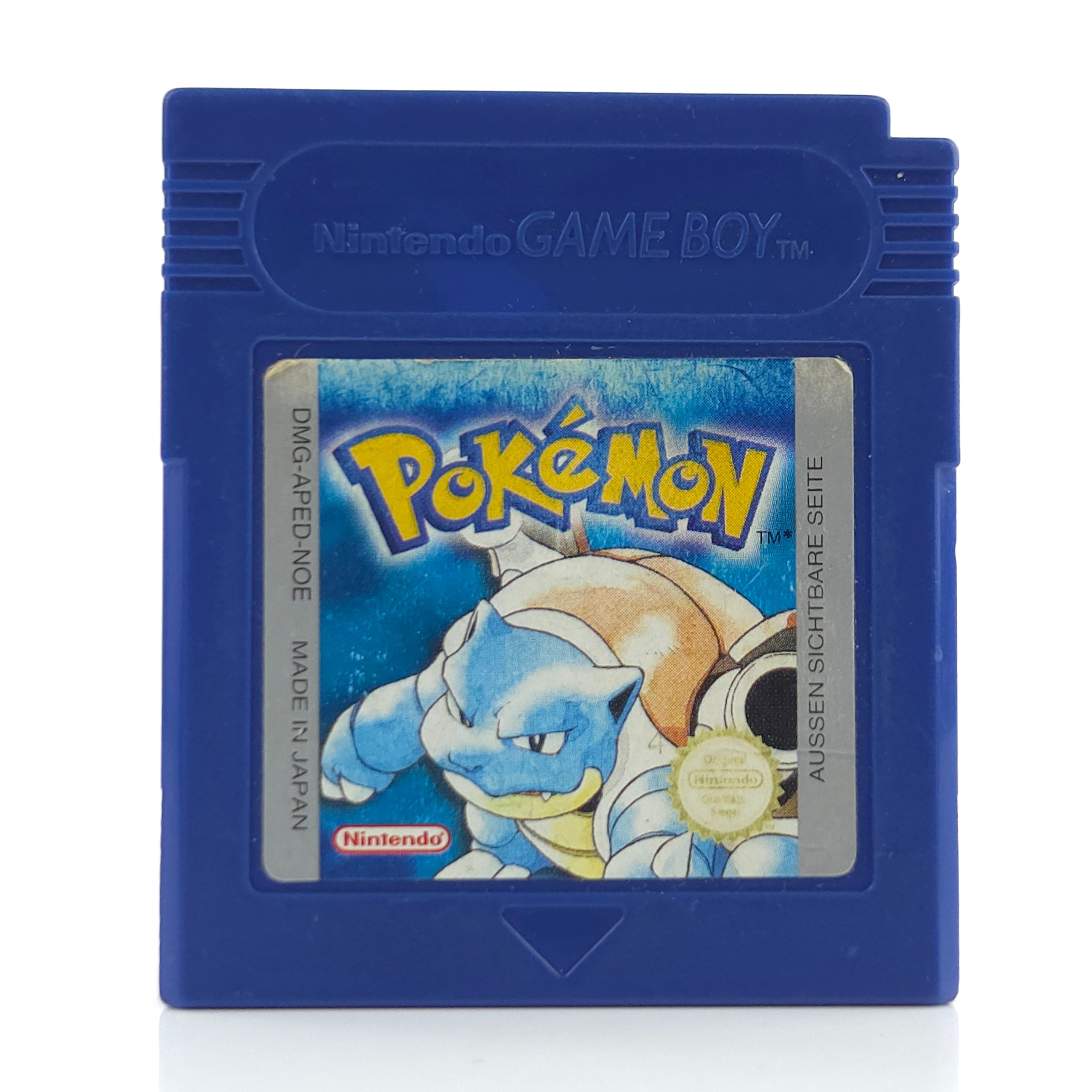 Game Boy Spiel Pokemon Blaue Edition GB Modul PAL NOE