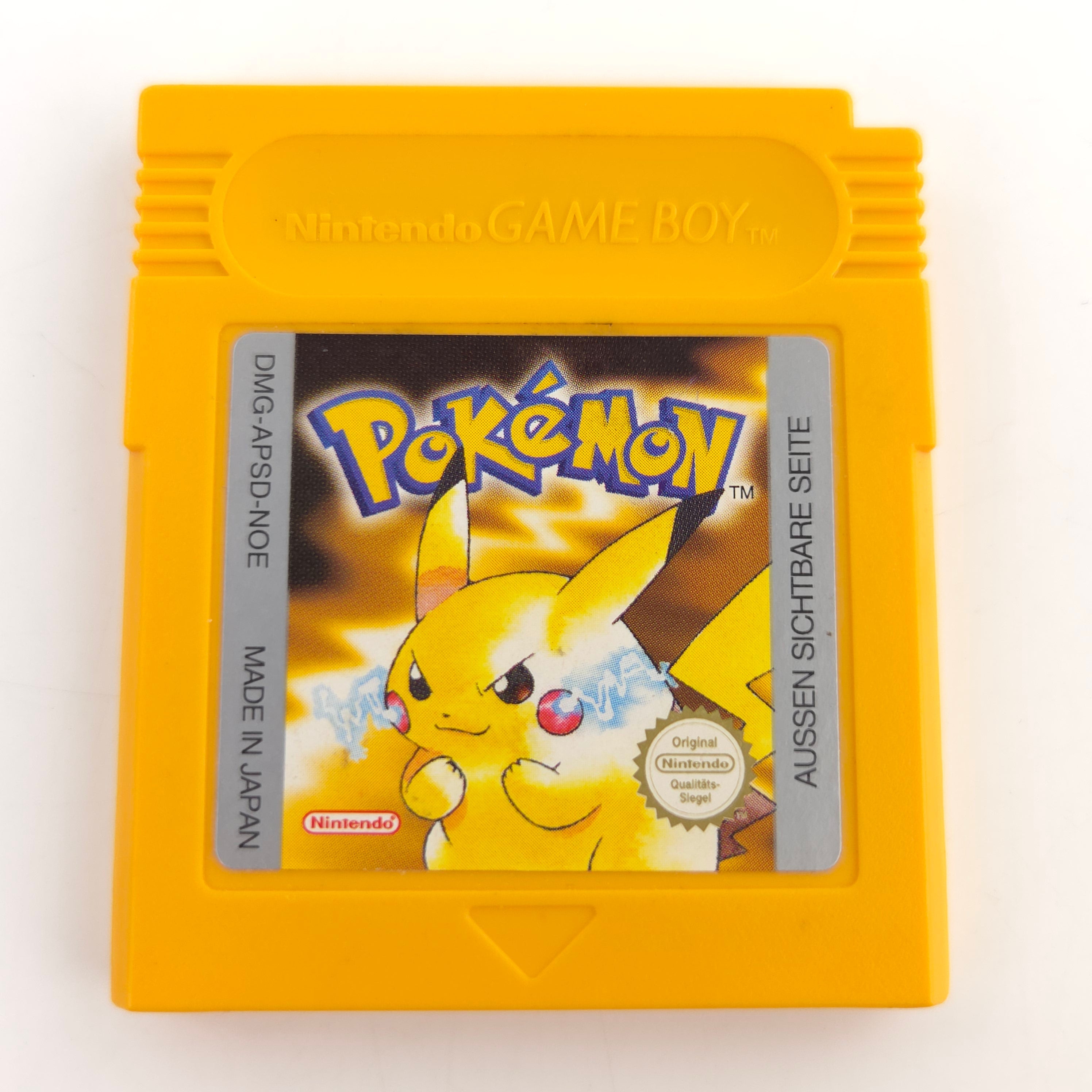 Nintendo Game Boy Spiel Pokemon Gelbe Edition GB PAL NOE