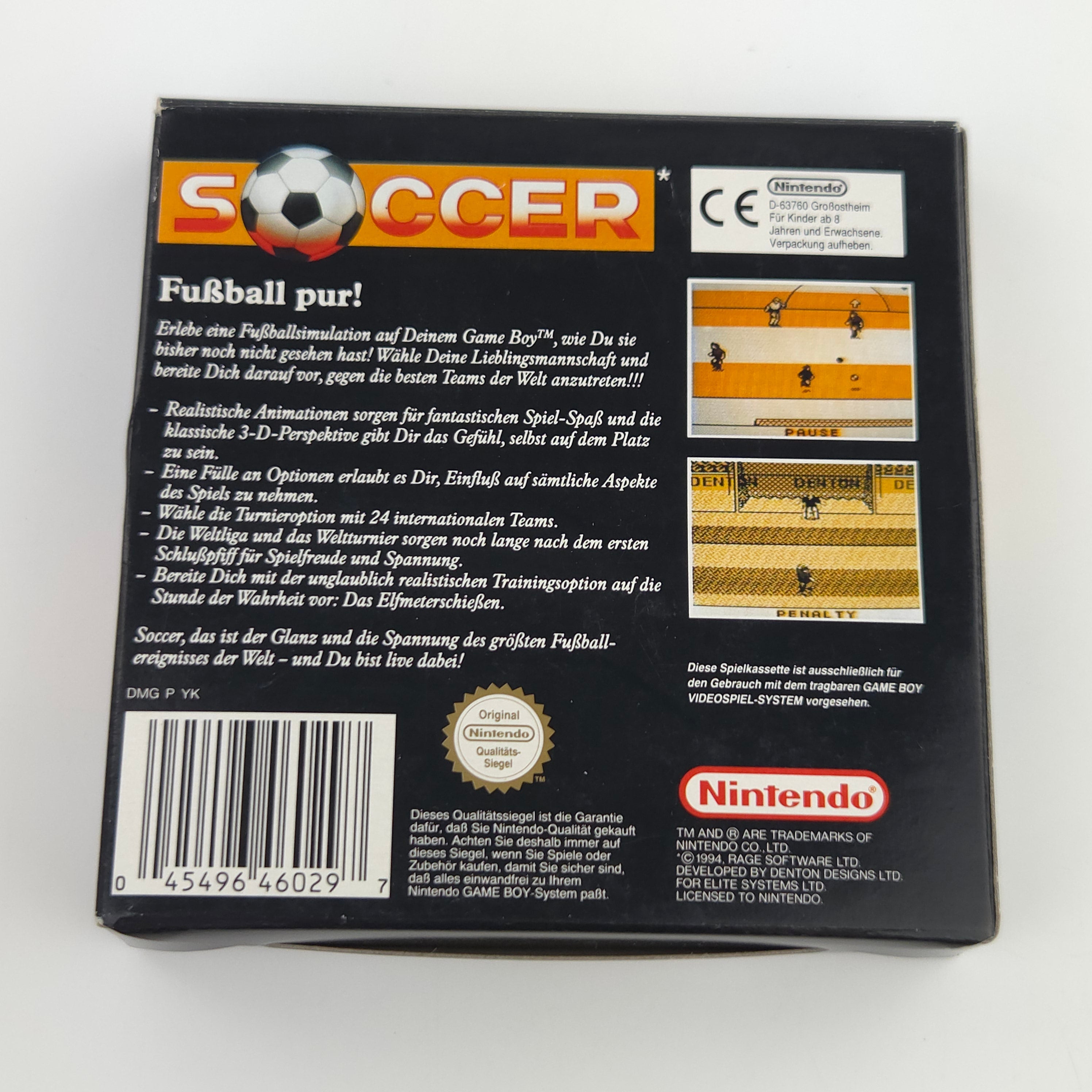 Nintendo Game Boy Spiel Soccer GB OVP PAL NOE-1 Fußball