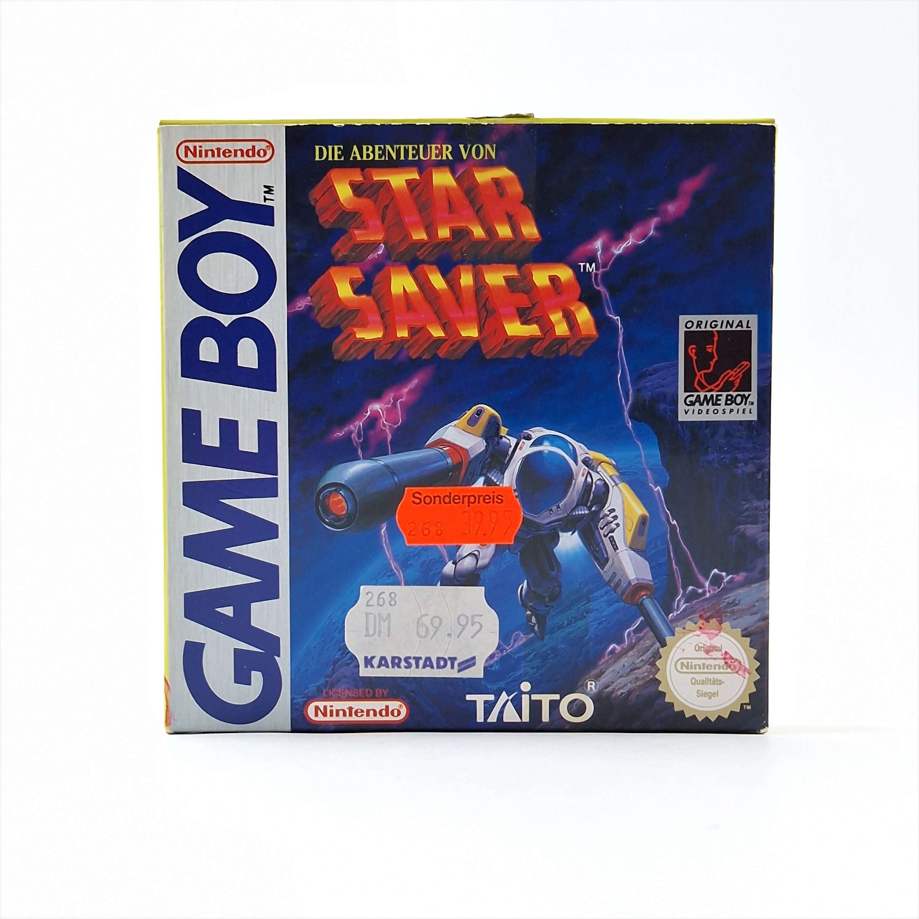 Nintendo Game Boy Spiel – Die Abenteuer von Star Saver OVP