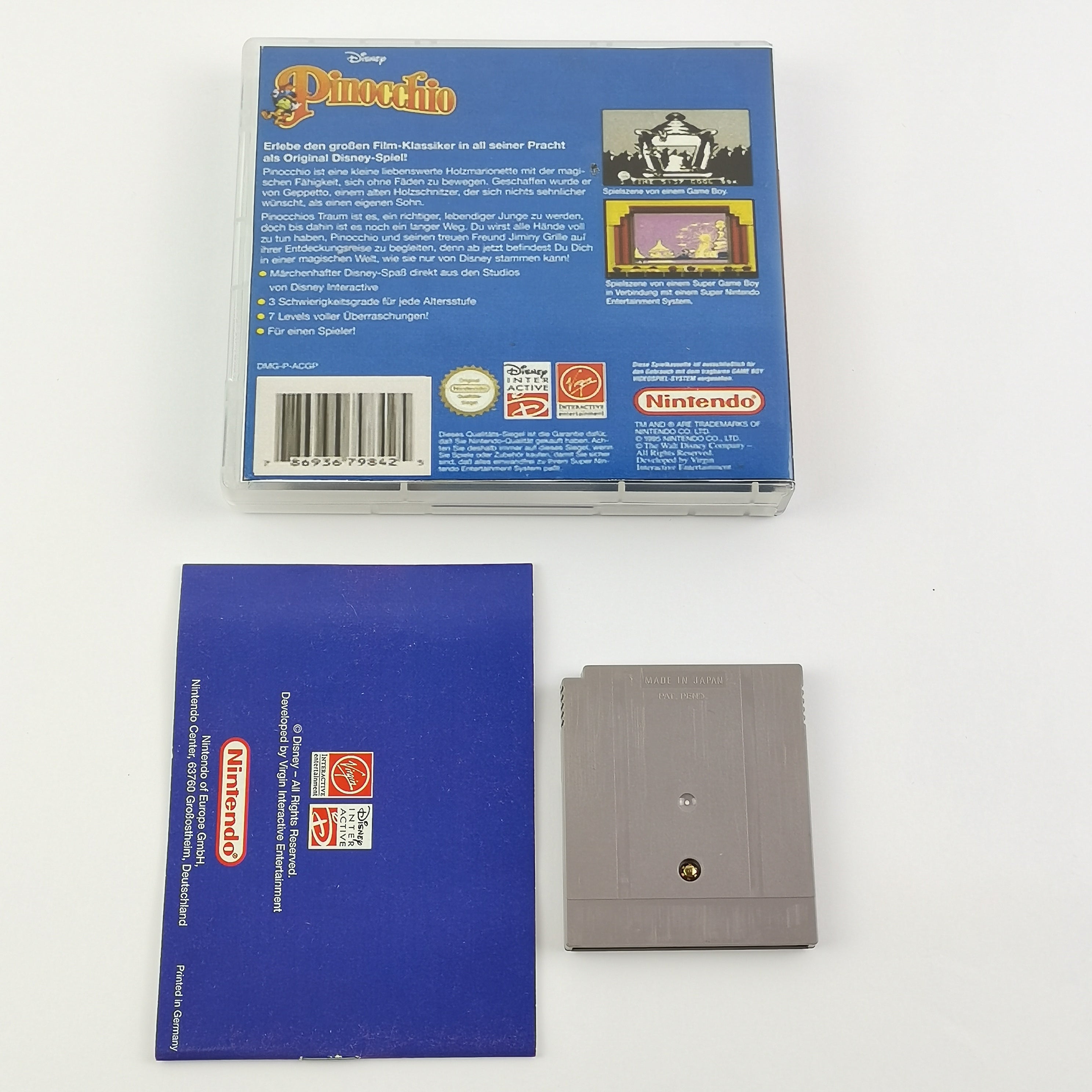 Nintendo Game Boy Spiel – Disneys Pinocchio PAL Modul