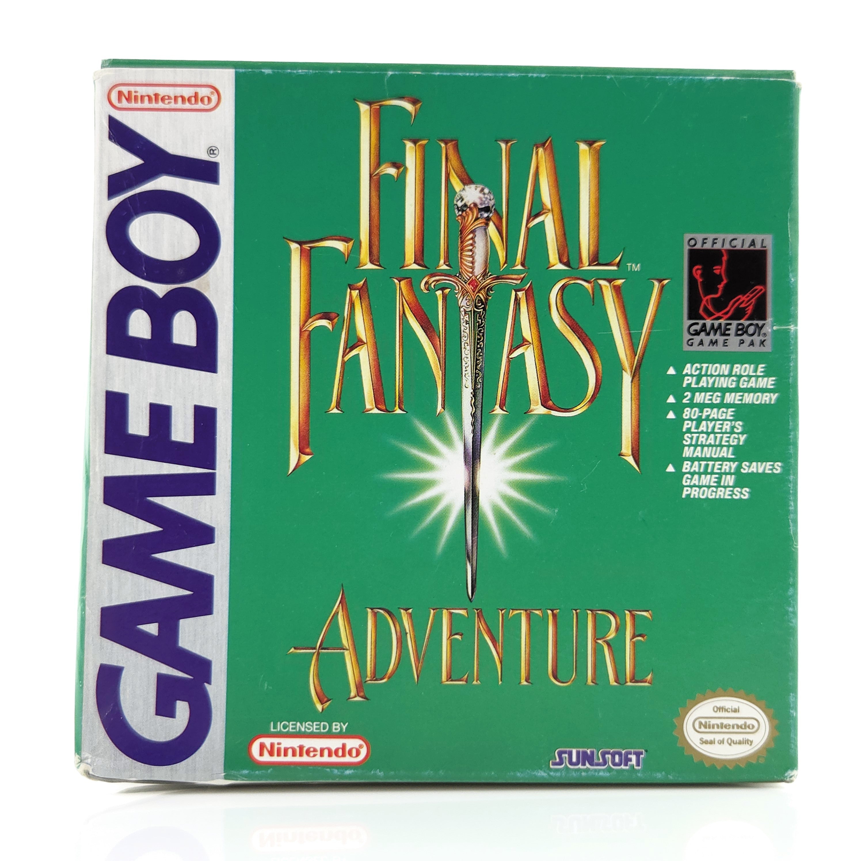Nintendo Game Boy Spiel – Final Fantasy Adventure (OVP)