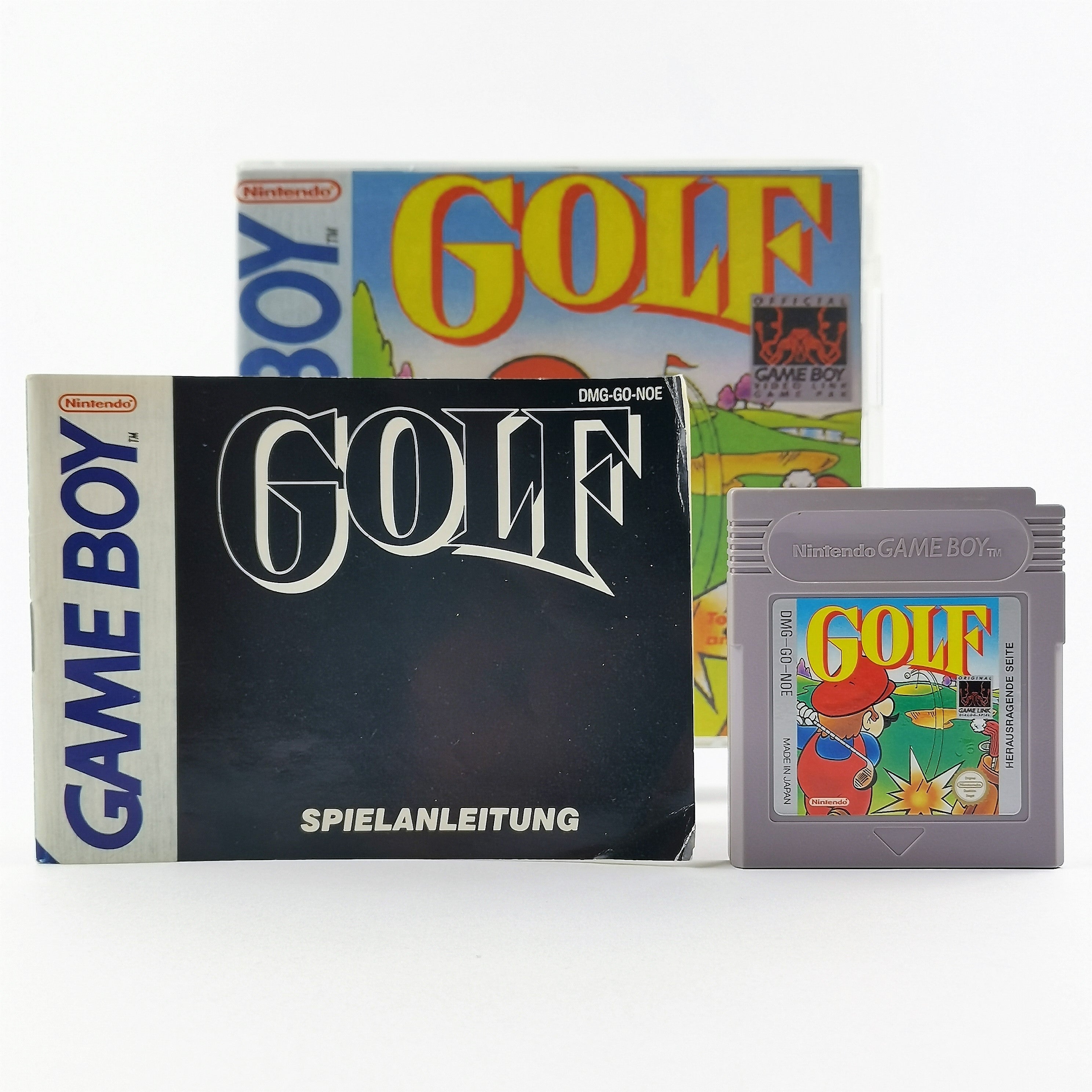 Nintendo Game Boy Classic Spiel: Golf - Modul & Anleitung | GB PAL NOE