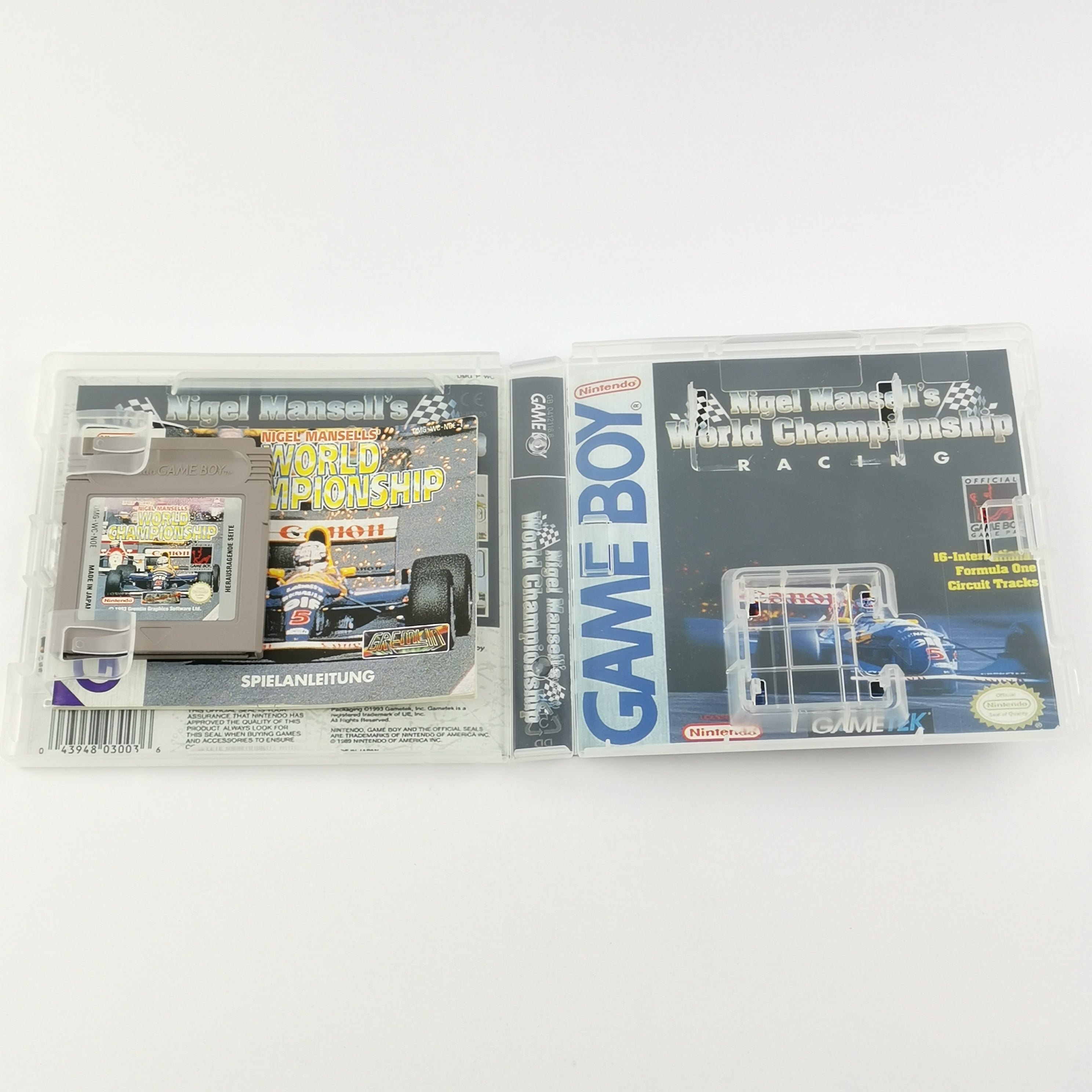 Nintendo Game Boy Classic Spiel: Nigel Mansells World Championship - Modul PAL