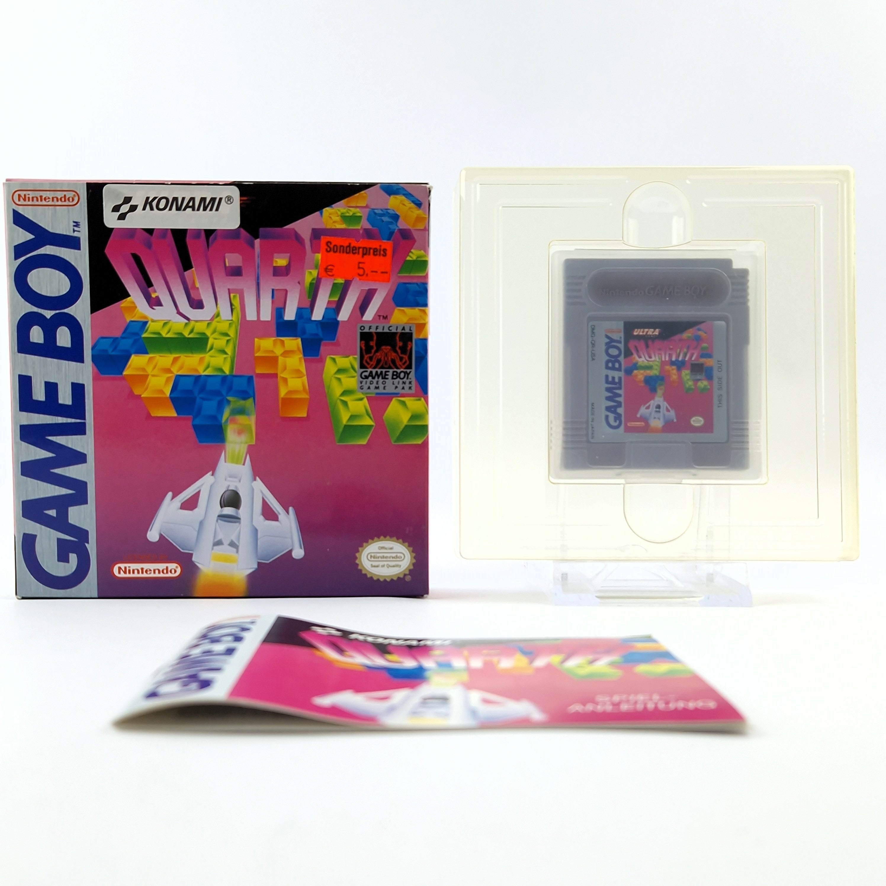 Nintendo Game Boy Spiel – Quarth Modul Anleitung OVP USA