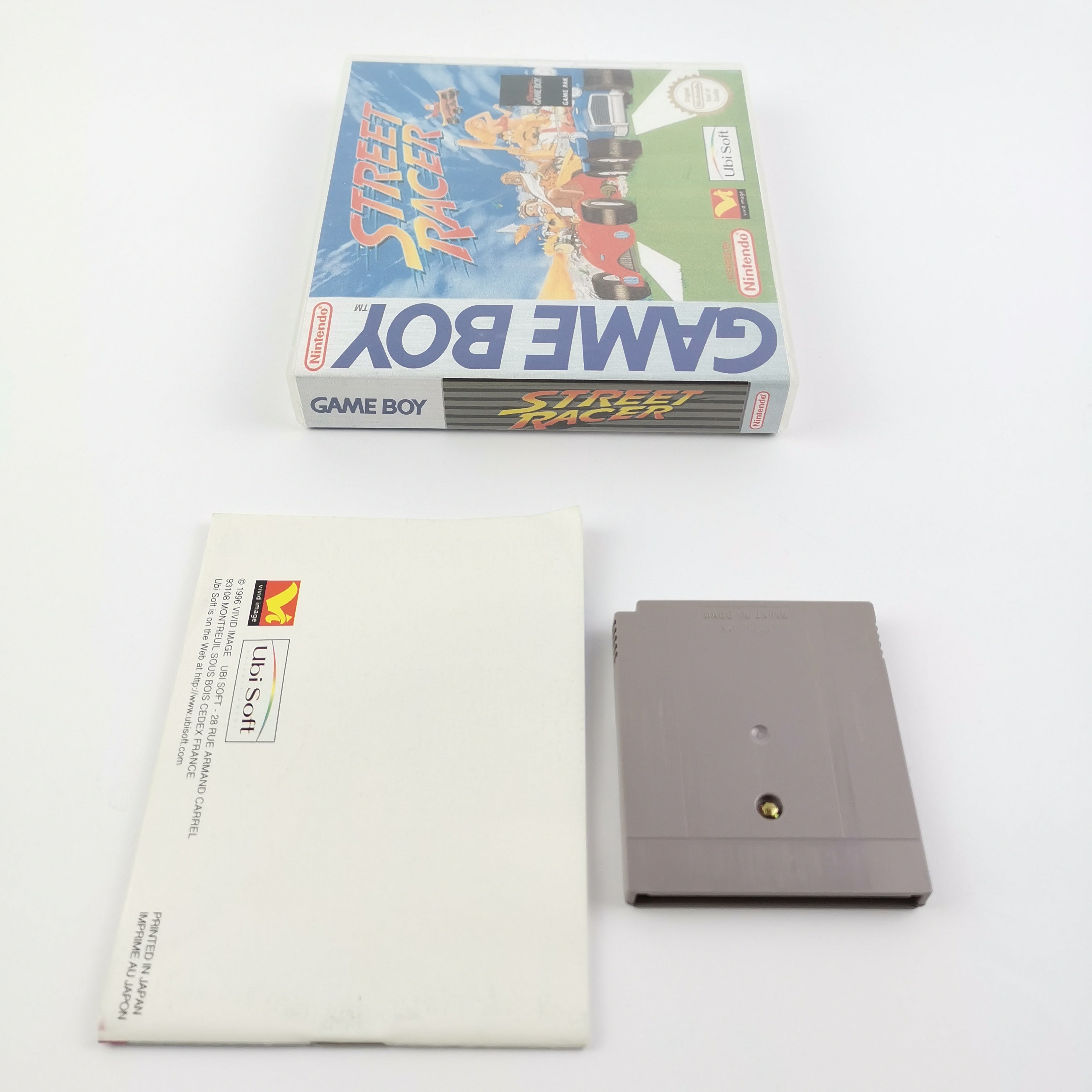 Nintendo Game Boy Classic Spiel: Street Racer - Modul + Anleitung PAL EUR GB