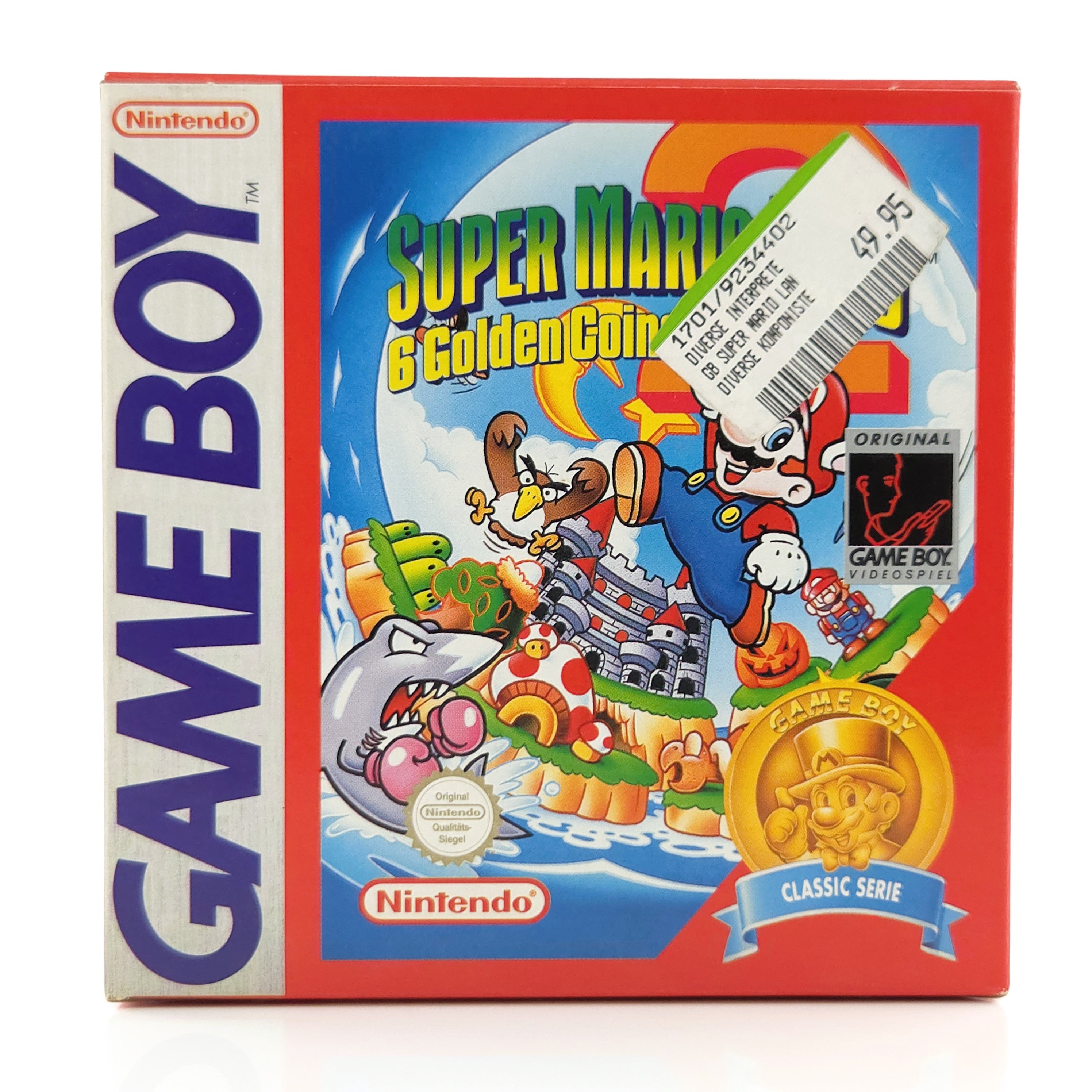 Nintendo Game Boy Spiel – Super Mario Land 6 Golden Coins OVP