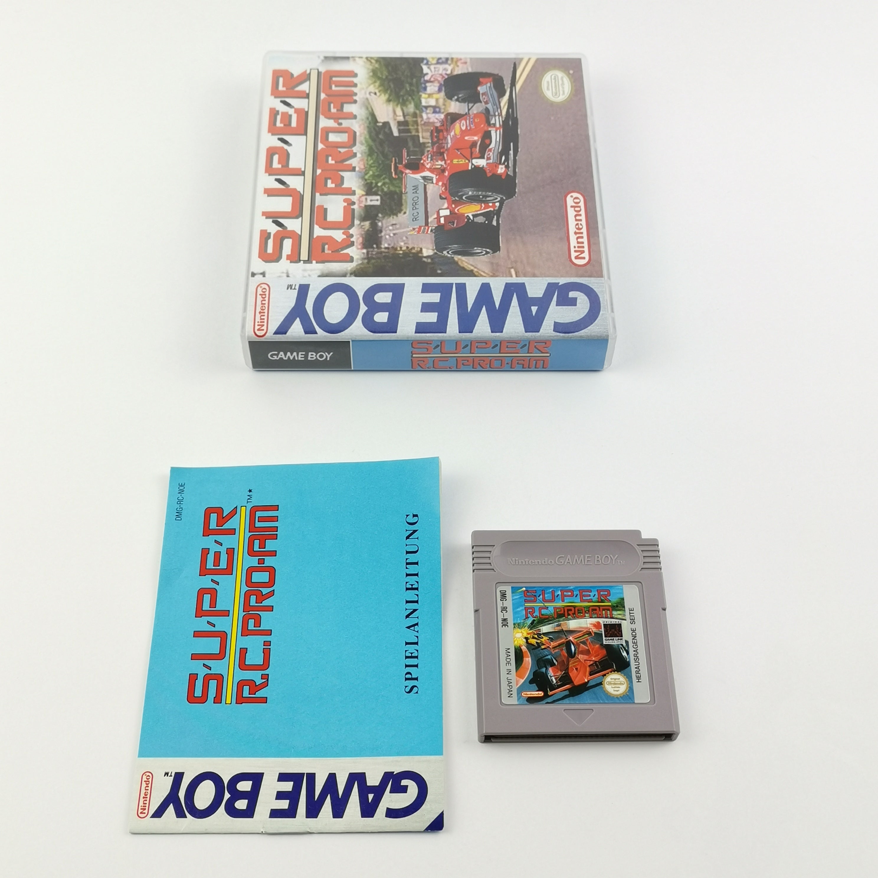 Nintendo Game Boy Classic Spiel: Super R.C. Pro-AM - Modul & Anleitung PAL NOE