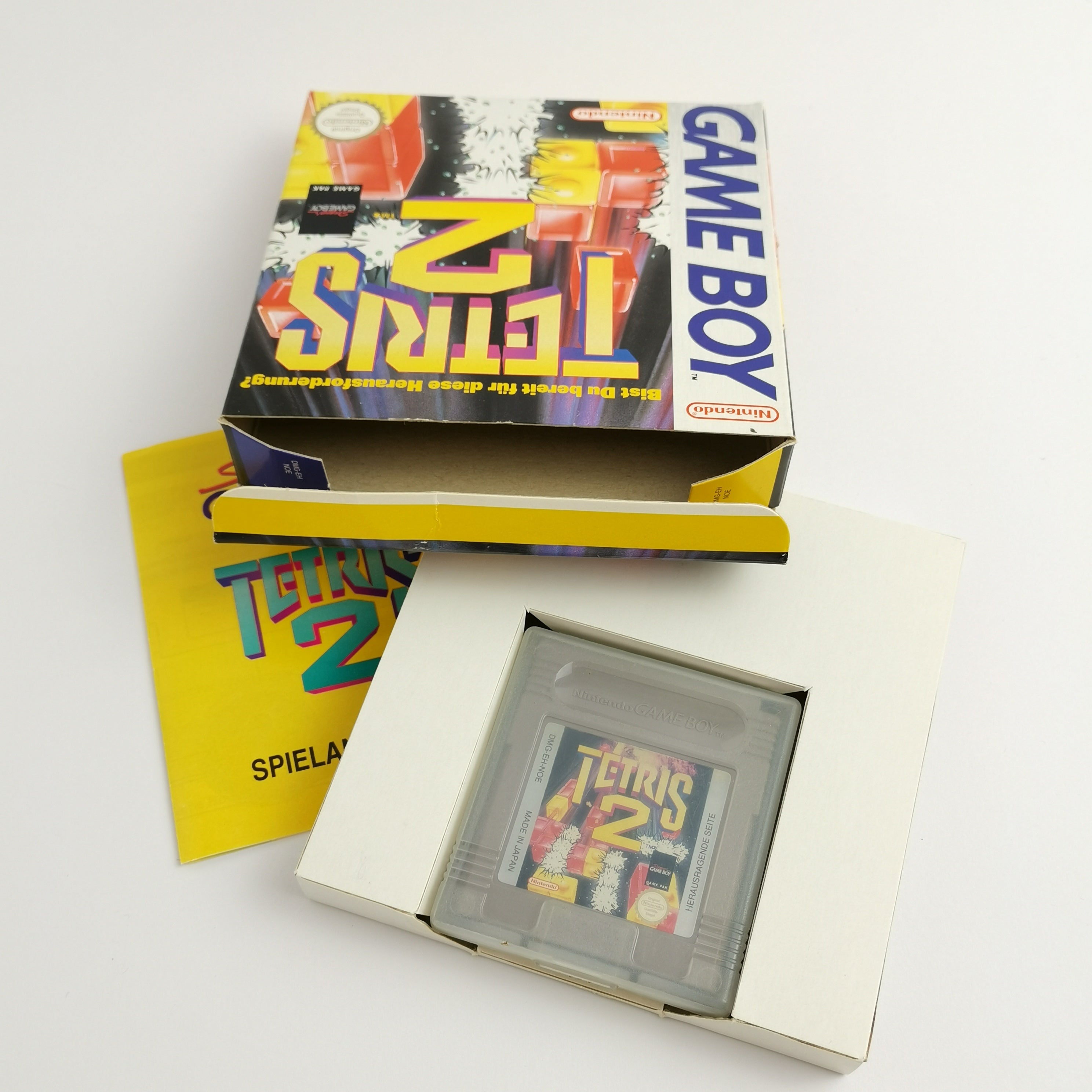 Nintendo Game Boy Spiel – Tetris 2 OVP PAL Classic Spiel