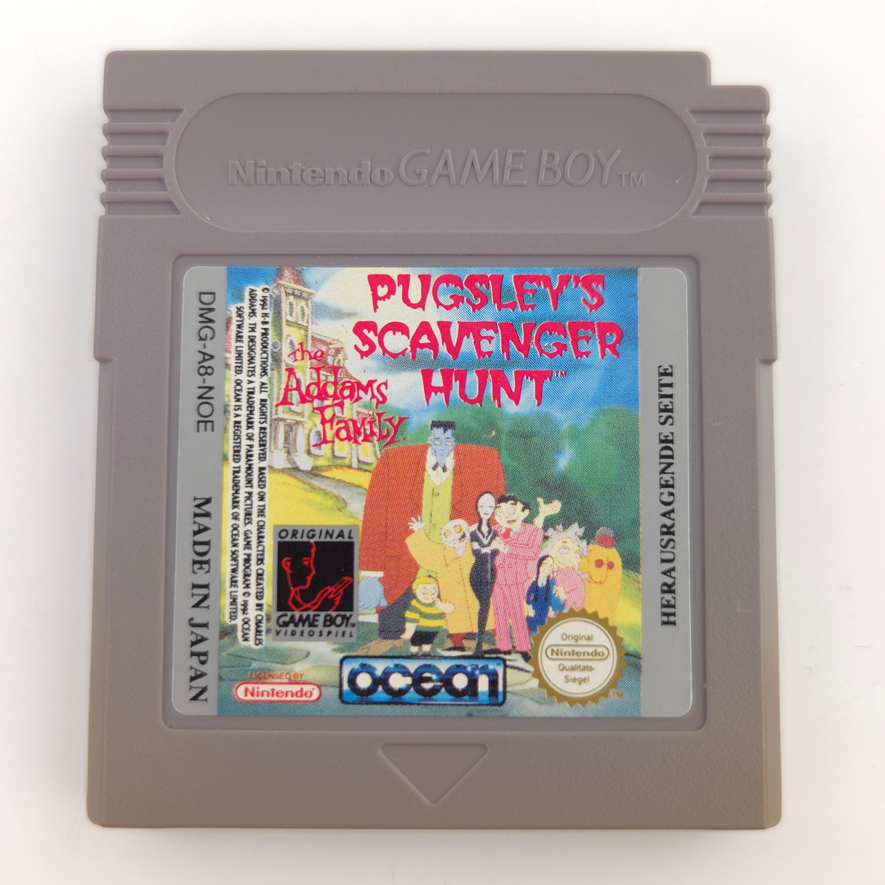 Nintendo Game Boy Spiel The Addams Family Pugsley PAL NOE